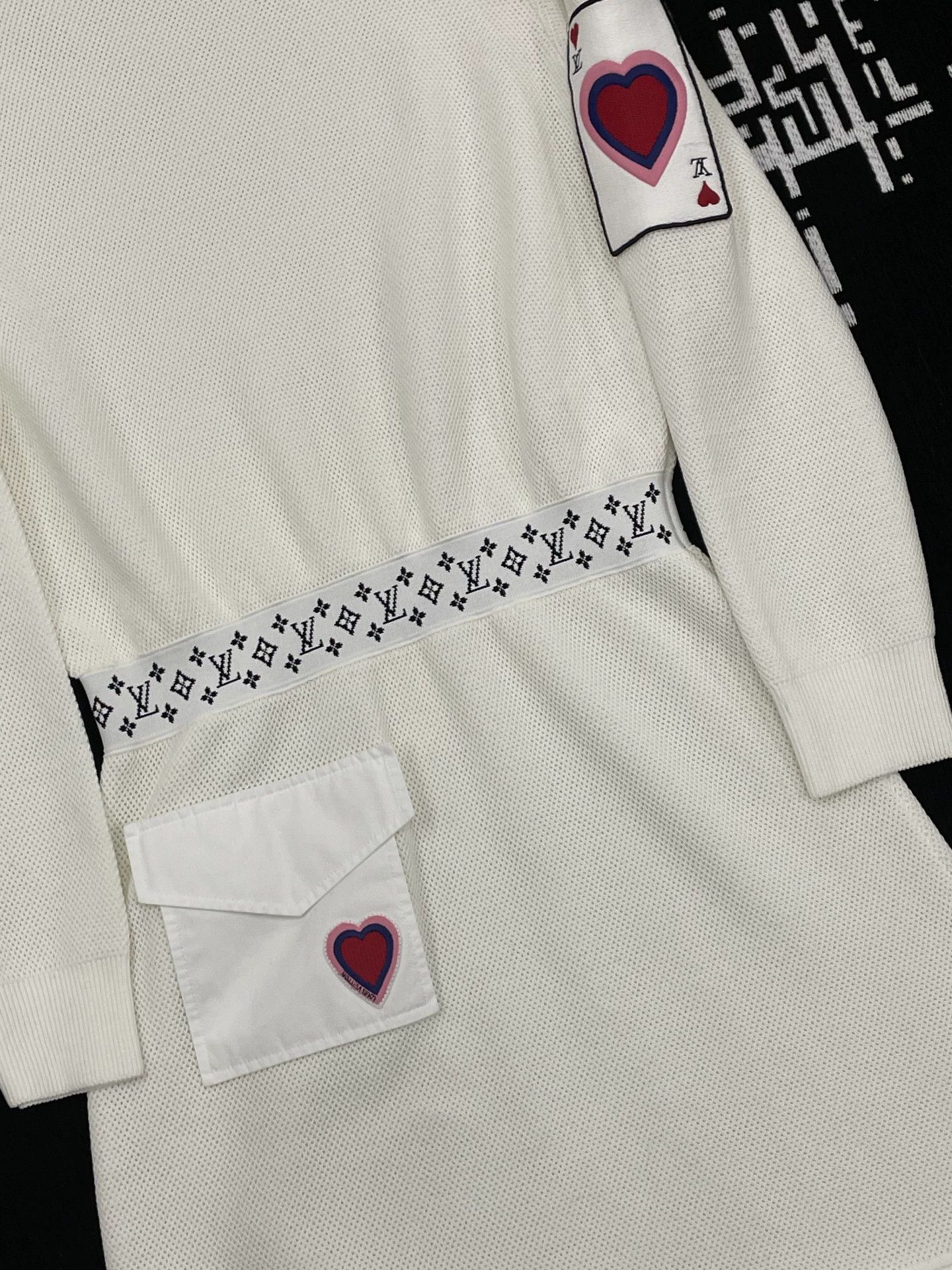 Louis Vuitton LV white playing cards XS dress Size XS / US 0-2 / IT 36-38 - 2 Thumbnail