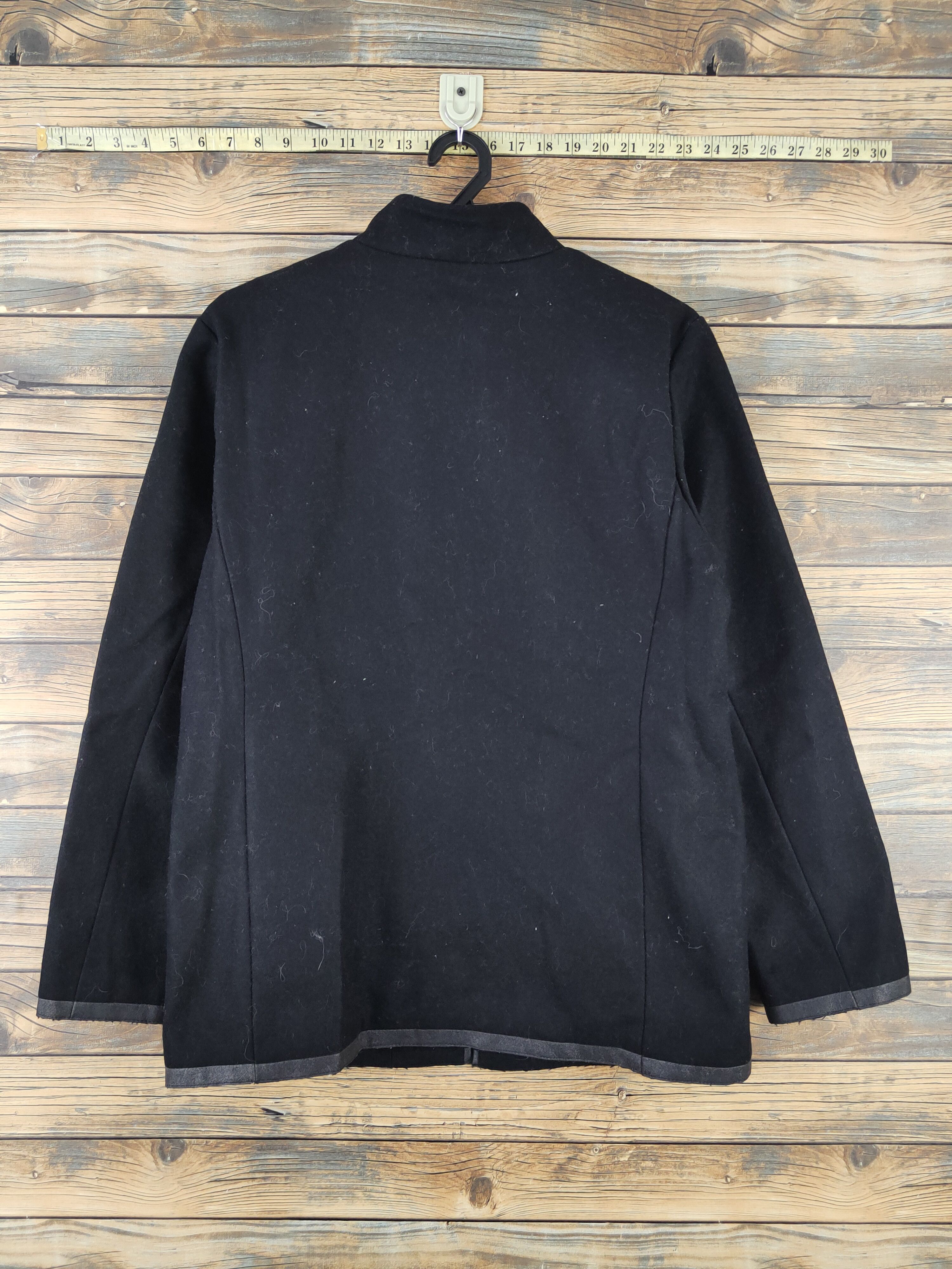 Mandarina Duck DL Mandarina Duck Black Wool Jackets #W2245 Size US M / EU 48-50 / 2 - 7 Thumbnail