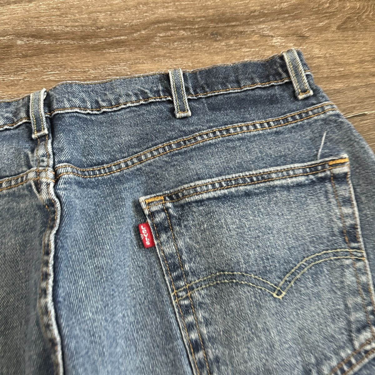 Levi's × Vintage Essential Vintage Y2K Levi’s wide leg shorts Size US 38 / EU 54 - 3 Thumbnail