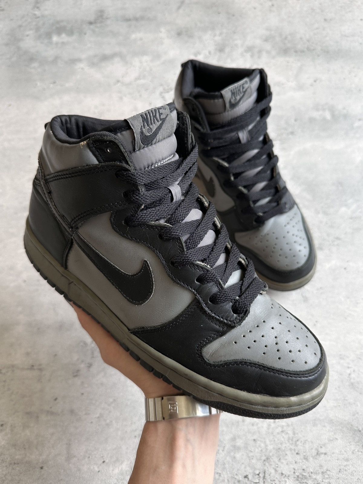Nike 1999 DUNK LE HIGH TOP BLACK / COOL GREY Size US 8.5 / EU 41-42 - 1 Thumbnail