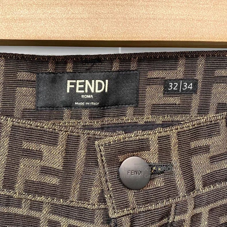 Fendi Fendi Denim Pants Casual Pants with Double F Monogram Prin Size US 32 / EU 48 - 3 Thumbnail