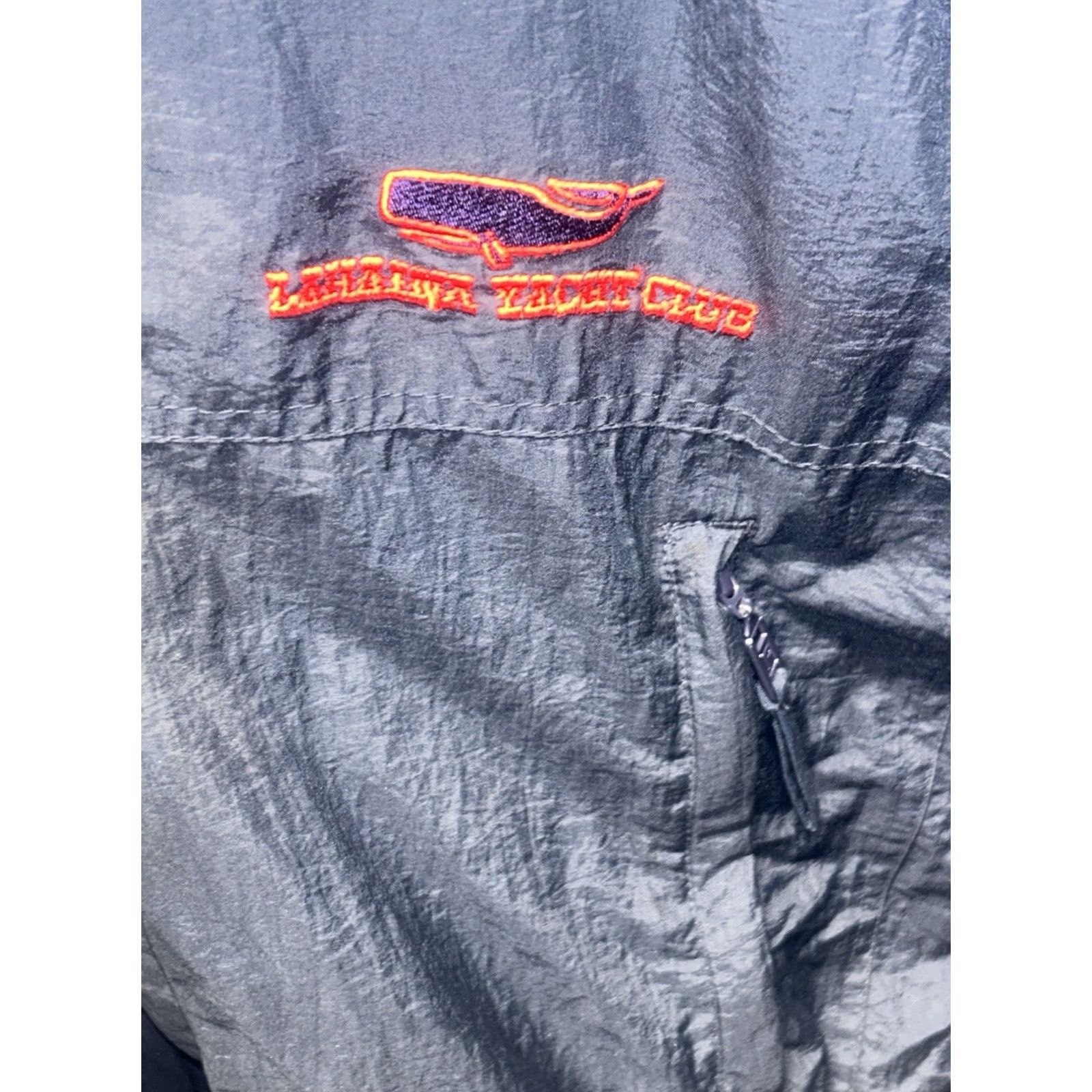 Vintage VTG Navy Blue Lahaina Yacht Club Jacket L Red Trim Zip Bomber Navy Men Size L Size US L / EU 52-54 / 3 - 2 Thumbnail
