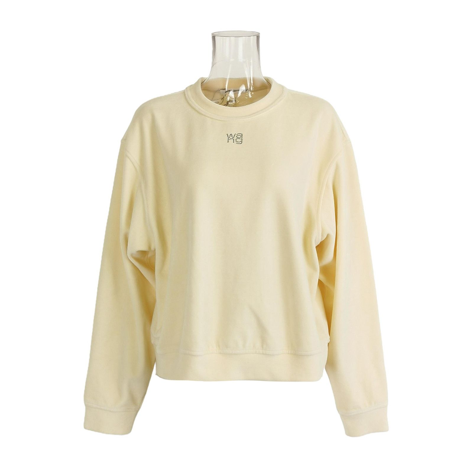 Alexander Wang Alexander Wang Rhinestone Logo Sweatshirt Size S Size S / US 4 / IT 40 - 1 Thumbnail