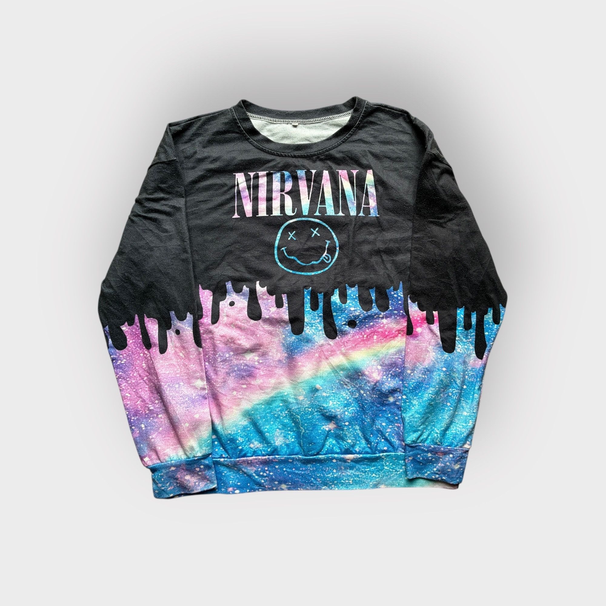 Nirvana Nirvana Graphic Multi Colored Sweatshirt Size S / US 4 / IT 40 - 1 Thumbnail