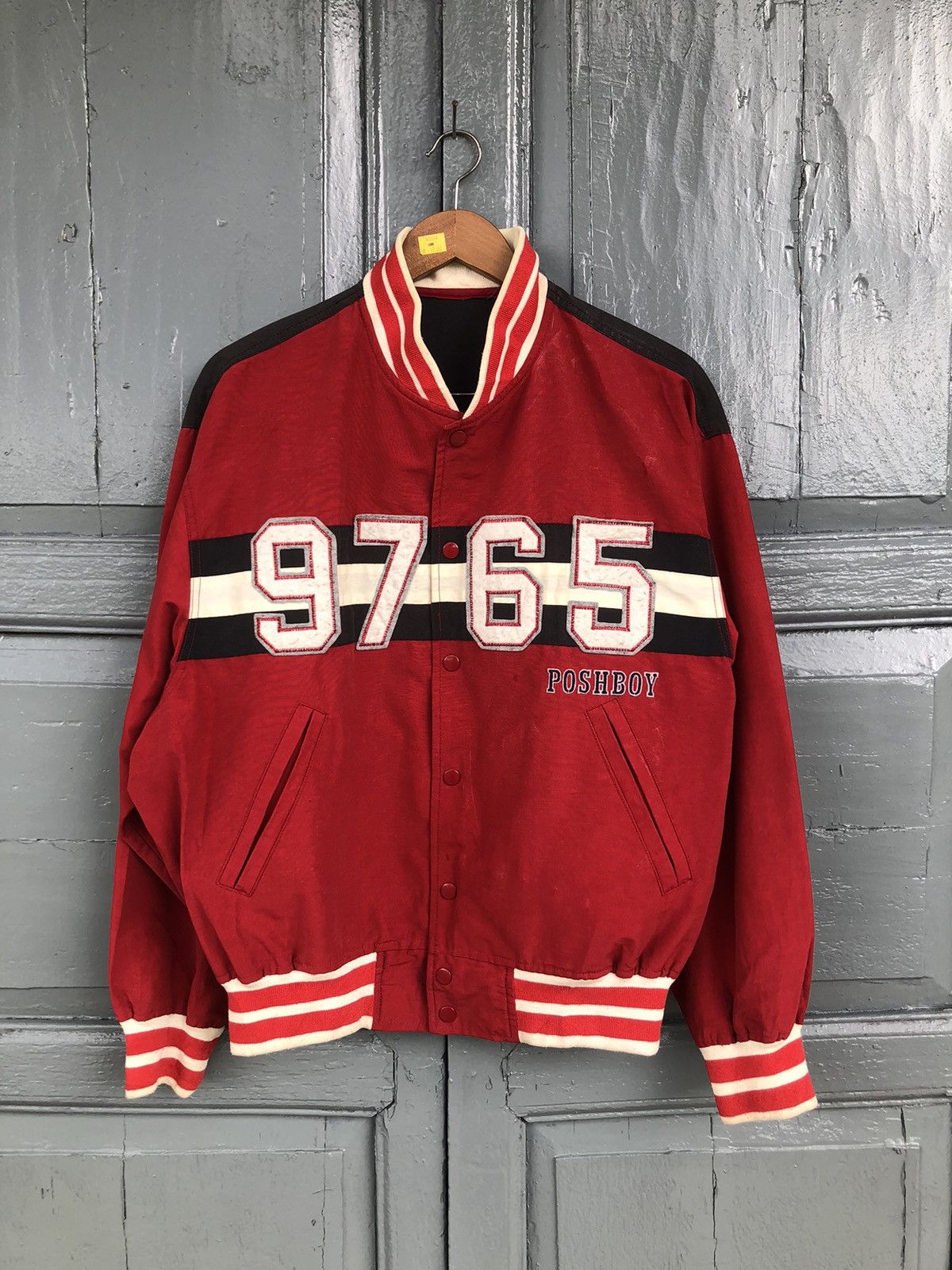 Japanese Brand Posh Boy 9765 Varsity Jacket Size US L / EU 52-54 / 3 - 2 Thumbnail