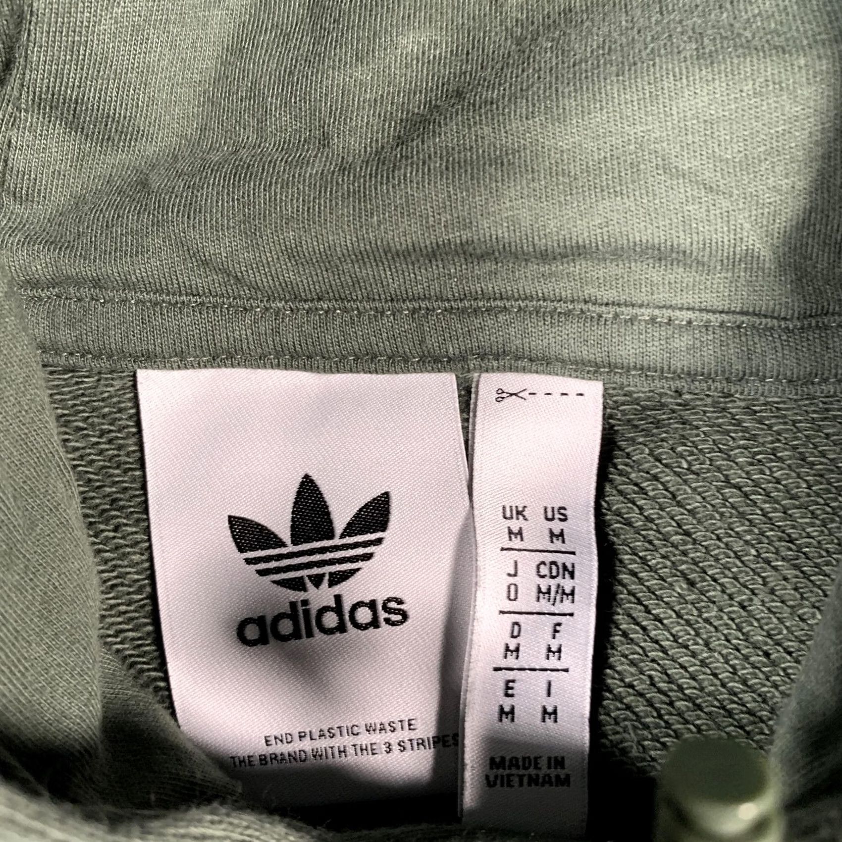 Adidas Adidas Hoodie Mens Medium Green Adventure Trefoil Pullover Sweatshirt Cotton Size US M / EU 48-50 / 2 - 5 Thumbnail