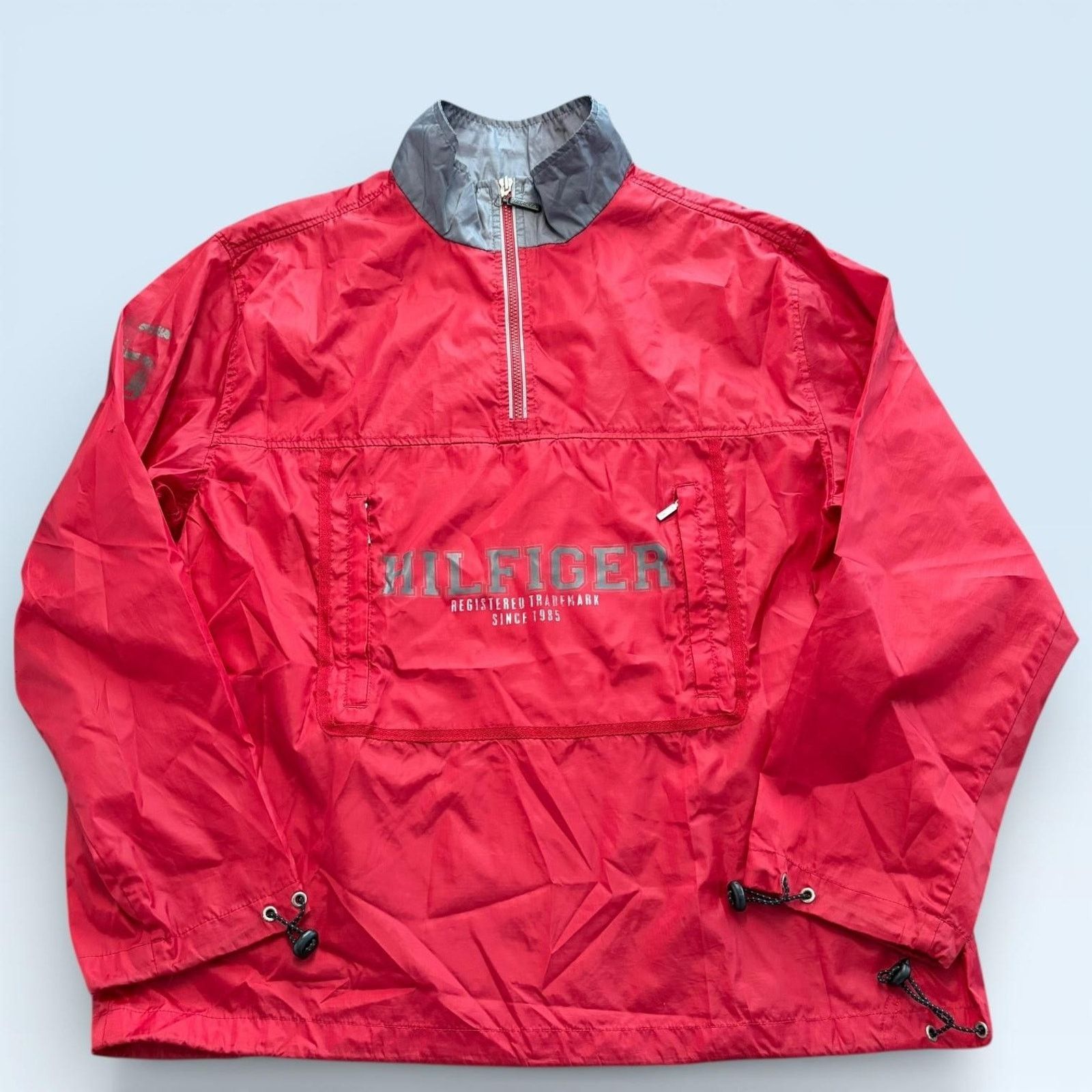 Tommy Hilfiger Tommy Hilfiger Jacket L Athletics 1/2 Zip Windbreaker Anorak Size US L / EU 52-54 / 3 - 1 Thumbnail