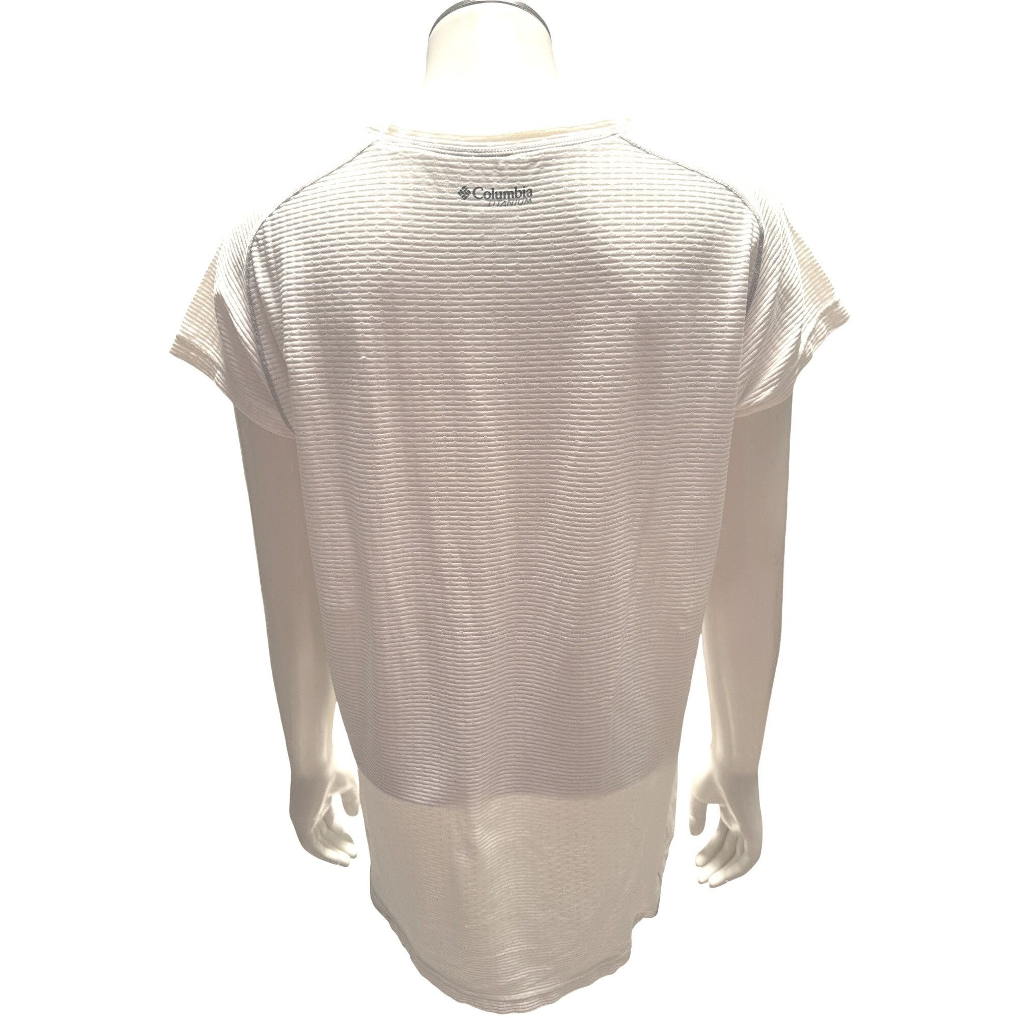 Columbia Columbia Sportswear Company Titanium Short Sleeve Top L Whi Size L / US 10 / IT 46 - 3 Thumbnail
