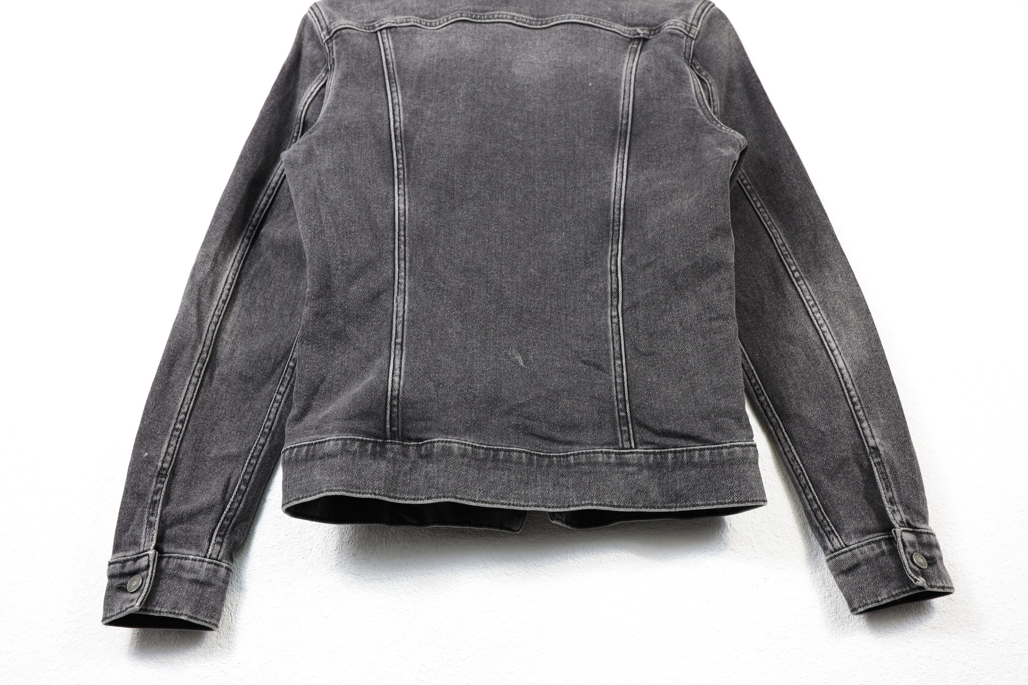 Allsaints Allsaints Jeans Track Suede Collar Creagan Denim Jacket Size US XS / EU 42 / 0 - 12 Thumbnail