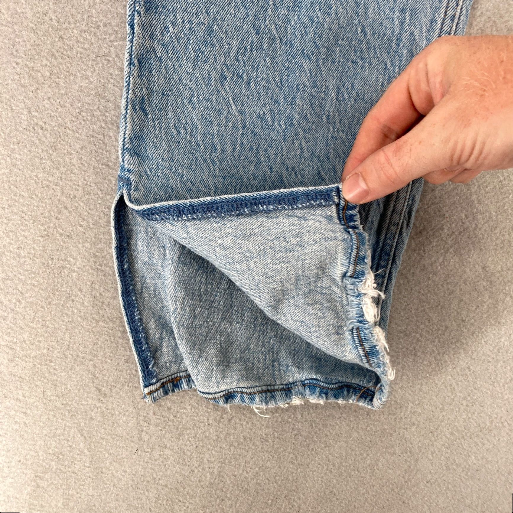 Abercrombie & Fitch Abercrombie & Fitch 90s Straight Jeans Women's 26/2 Long High Rise Blue Denim Size 26" / US 2 / IT 38 - 4 Thumbnail