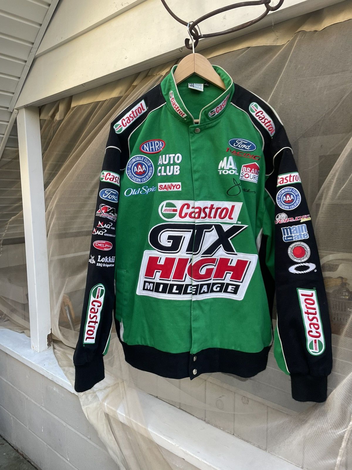 image of Castrol Nascar High Milage Gtx Jacket in Black, Men's (Size XL)