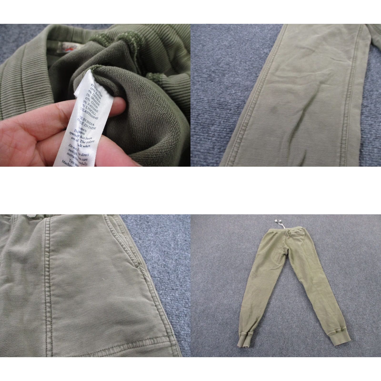 Faherty Faherty Jogger Womens XS Green Active Stretch Casual Heavy Outdoor Preppy Size 26" / US 2 / IT 38 - 8 Thumbnail