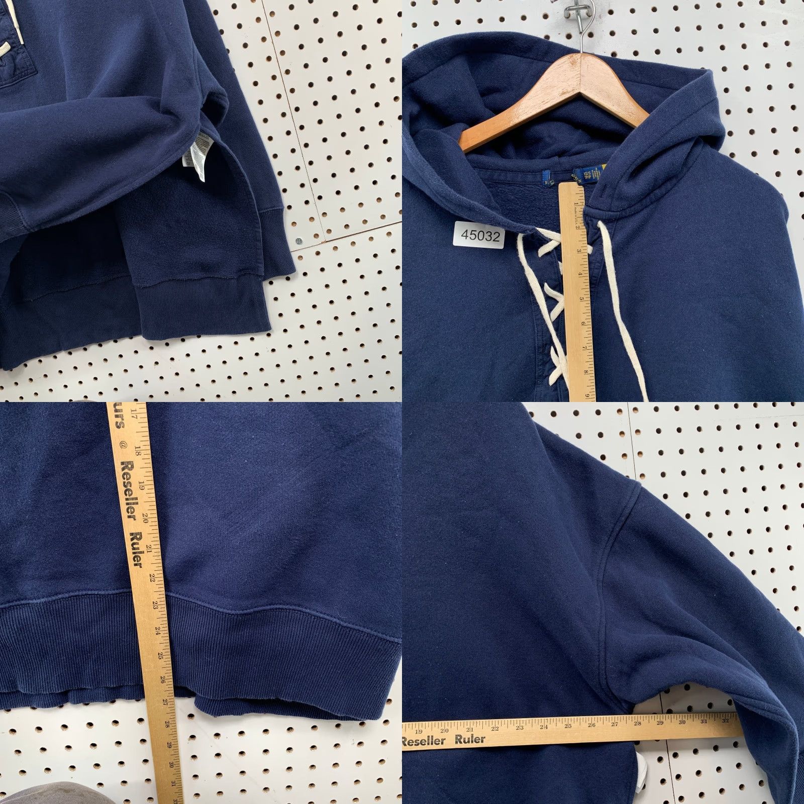 Polo Ralph Lauren Polo Ralph Lauren Sweatshirt Womens XS Hooded Lace Up Side Slit Oversized Size XS / US 0-2 / IT 36-38 - 8 Thumbnail