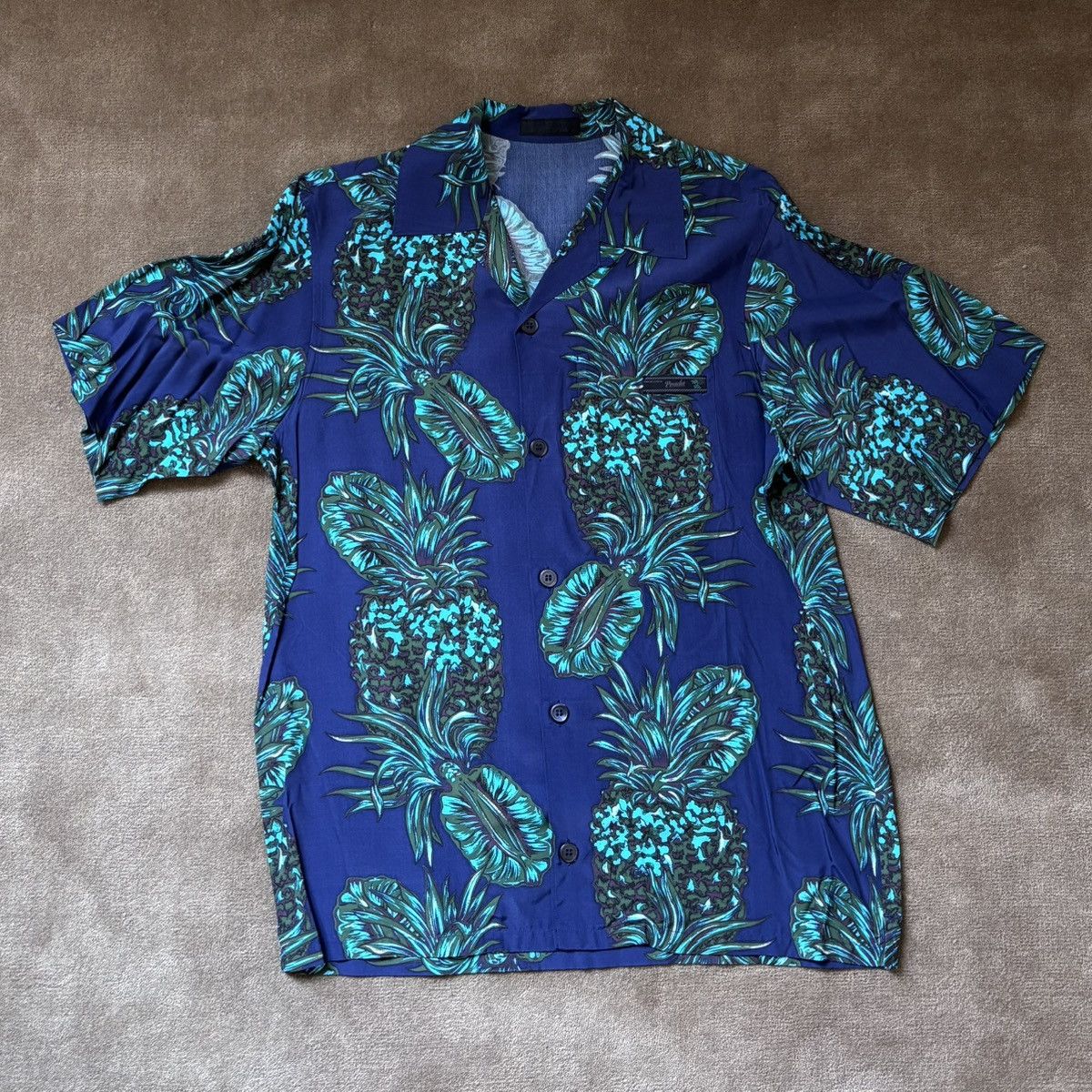 Prada SS2017 Pineapple Print Shirt Size US M / EU 48-50 / 2 - 14 Thumbnail