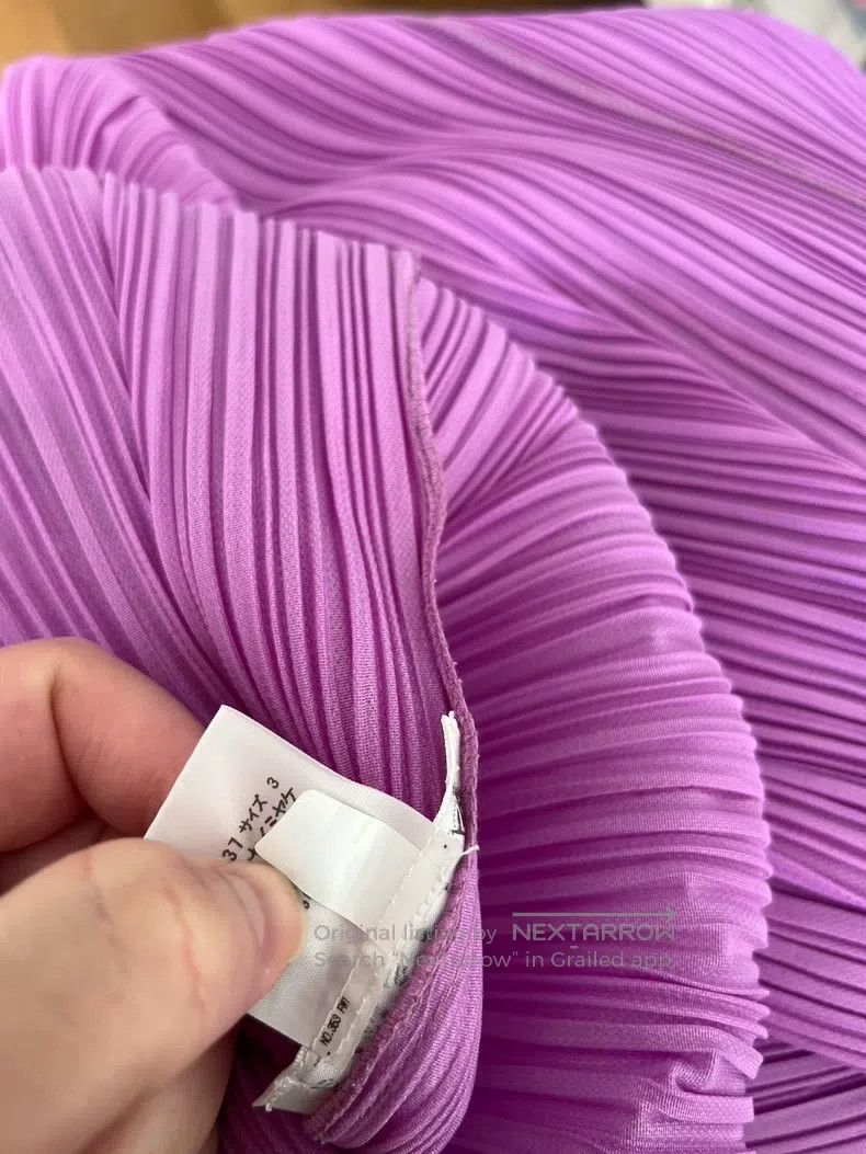 Issey Miyake Issey Miyake Purple V-Neck Dress Size L / US 10 / IT 46 - 7 Thumbnail