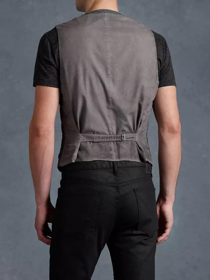 John Varvatos Cold Water Wash Zipper Vest. 38 Size US M / EU 48-50 / 2 - 2 Thumbnail