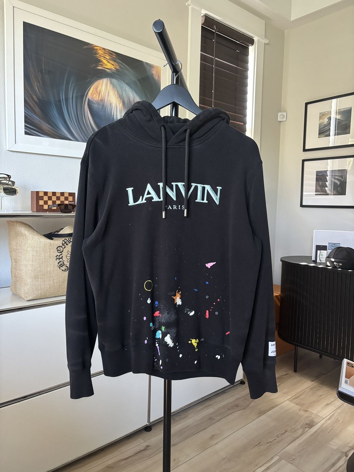 Gallery Dept. × Lanvin Gallery Dept Lanvin Logo Painted Fade Blue 