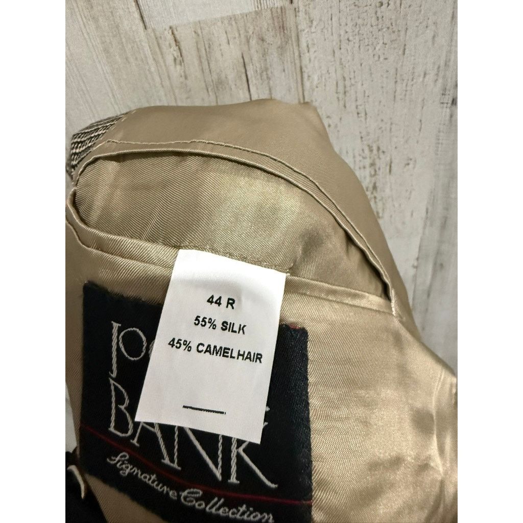 Jos. A. Bank Jos. A. Bank Sport Coat Blazer Mens 44R Glen Plaid Size 44R - 3 Thumbnail
