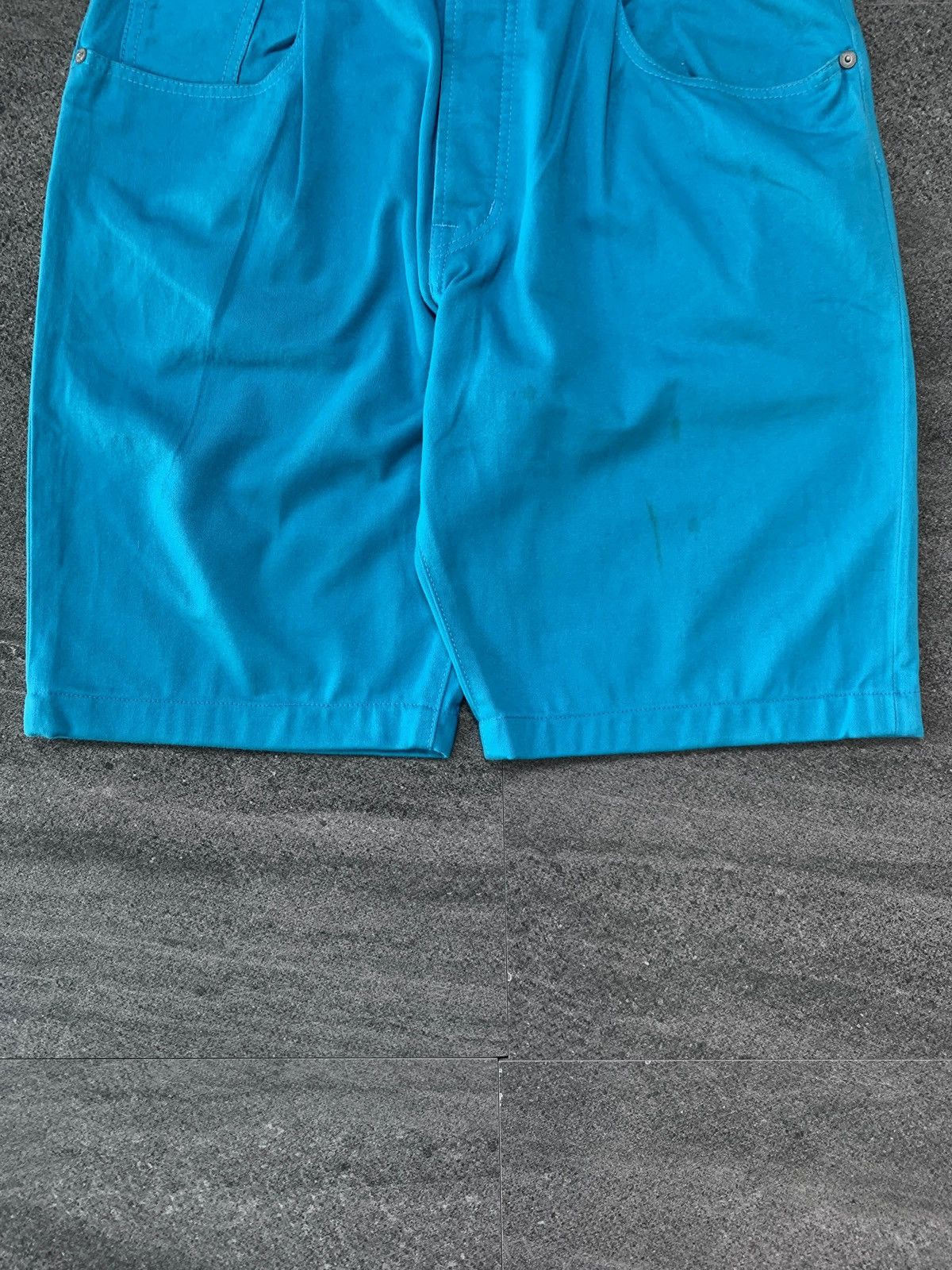 Comme des Garcons FREE TAX! Aqua Contrast Short Pants Size US 31 - 4 Thumbnail