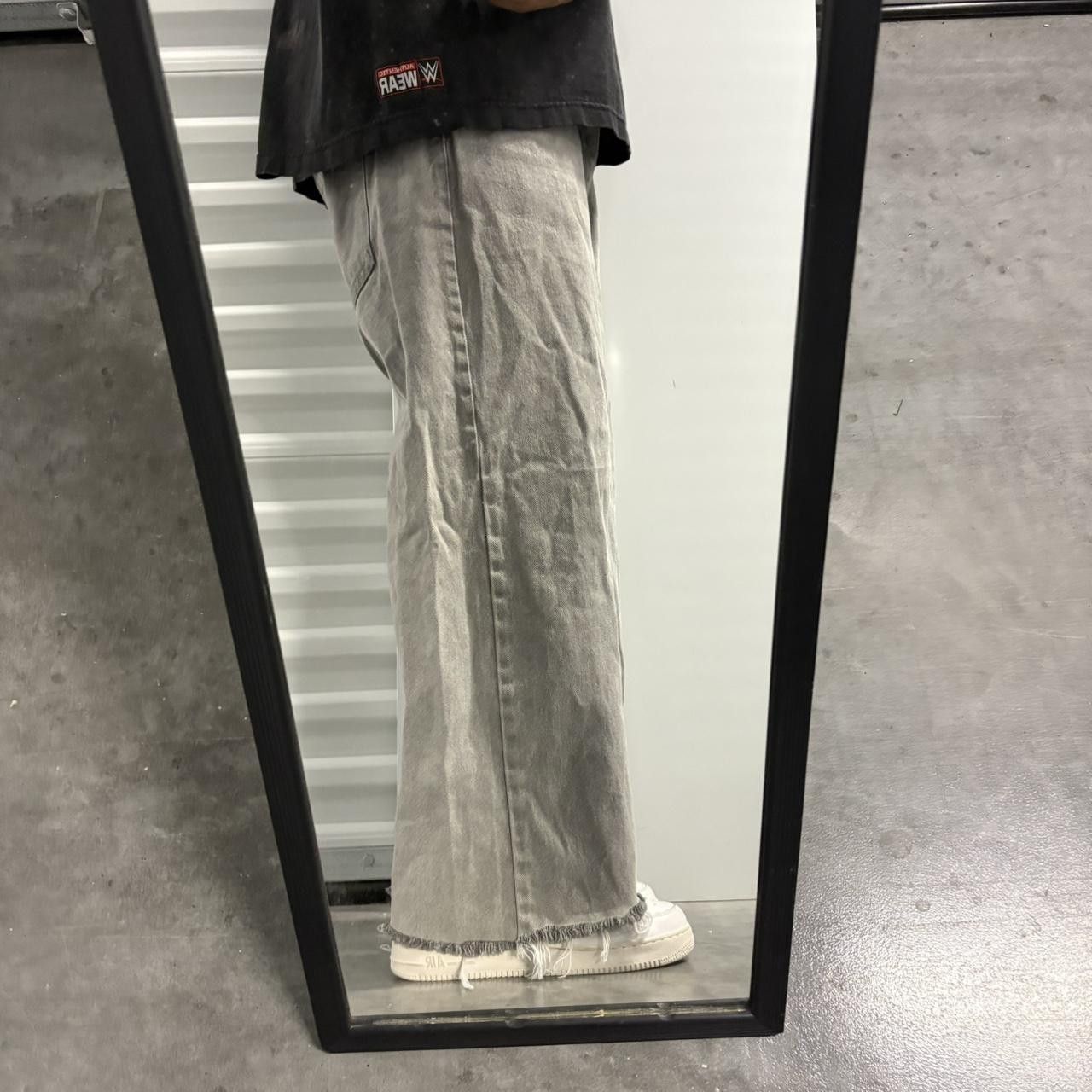 Boohoo × Vintage Crazy Vintage Y2K/2000s Baggy Wideleg Grey Boohoo Man Denim Jeans! Size US 36 / EU 52 - 2 Thumbnail