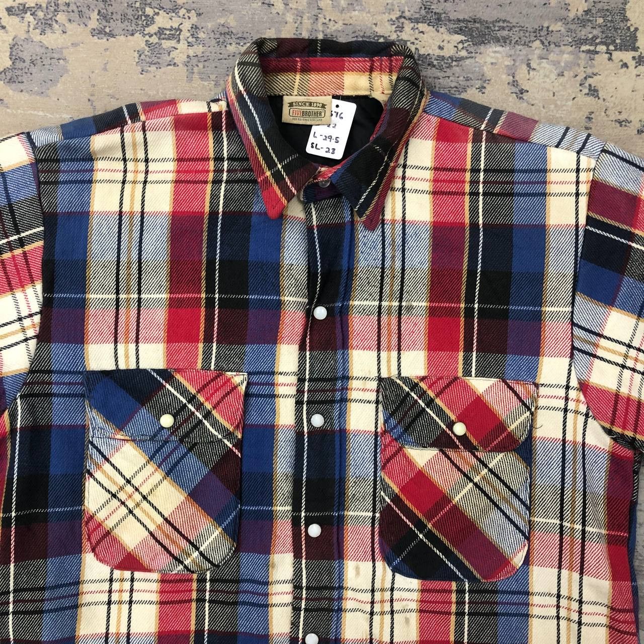 FiveBrother Y676 FIVE BROTHER FLANNEL JACKETS Size US M / EU 48-50 / 2 - 5 Thumbnail