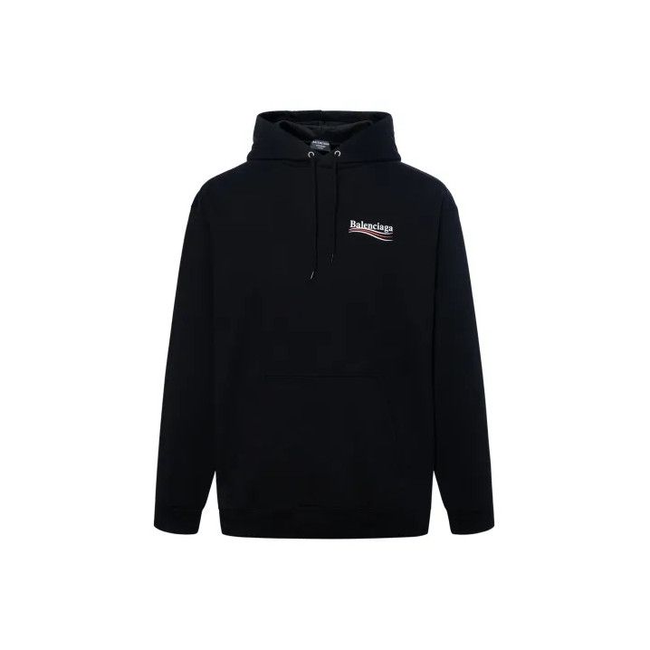 Balenciaga Balenciaga Political Campaign Logo Hoodie Black Size US XS / EU 42 / 0 - 1 Thumbnail