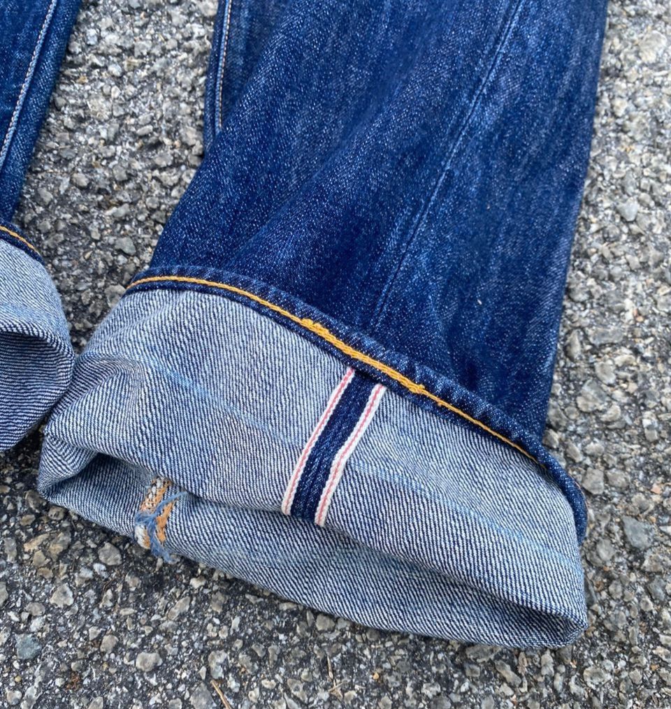 Evisu Vintage Evisu Selvegde Redline Distressed Denim Size US 32 / EU 48 - 3 Thumbnail