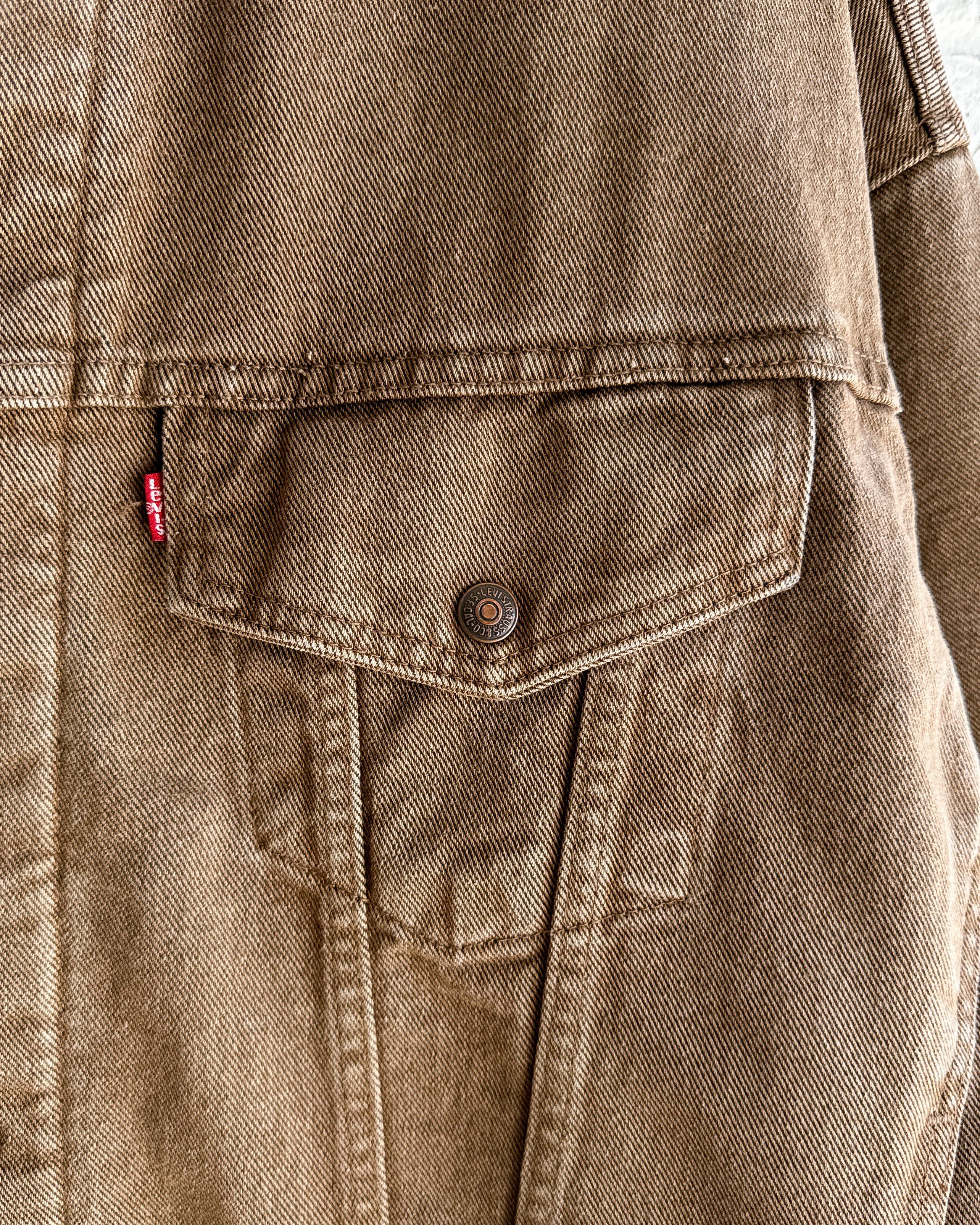 Levi's Vintage Levis Reversible Trucker Jacket Native Blanket Lined Size US L / EU 52-54 / 3 - 12 Thumbnail