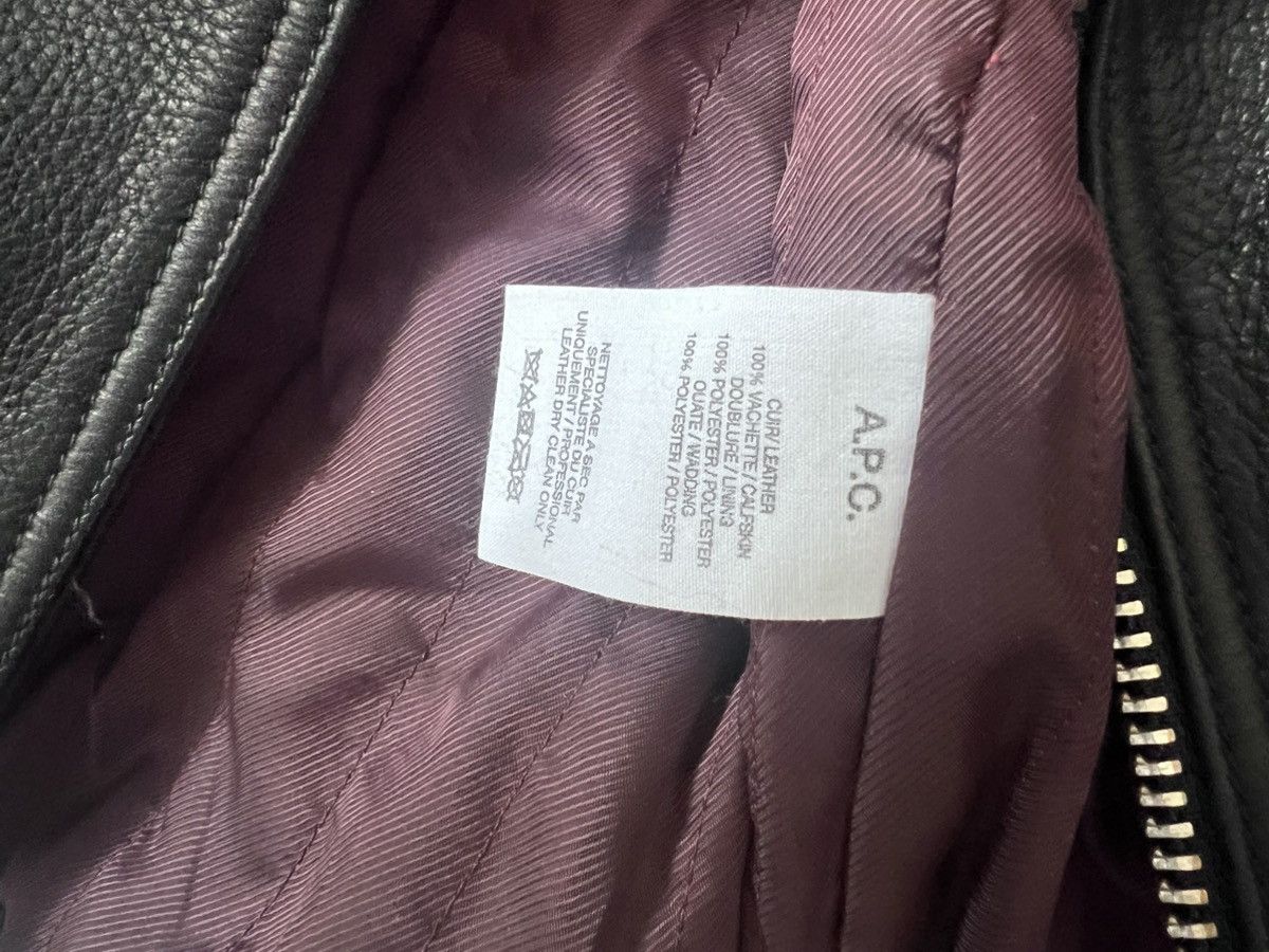 A.P.C. A.P.C. Biker Leather jacket Size XS / US 0-2 / IT 36-38 - 7 Thumbnail