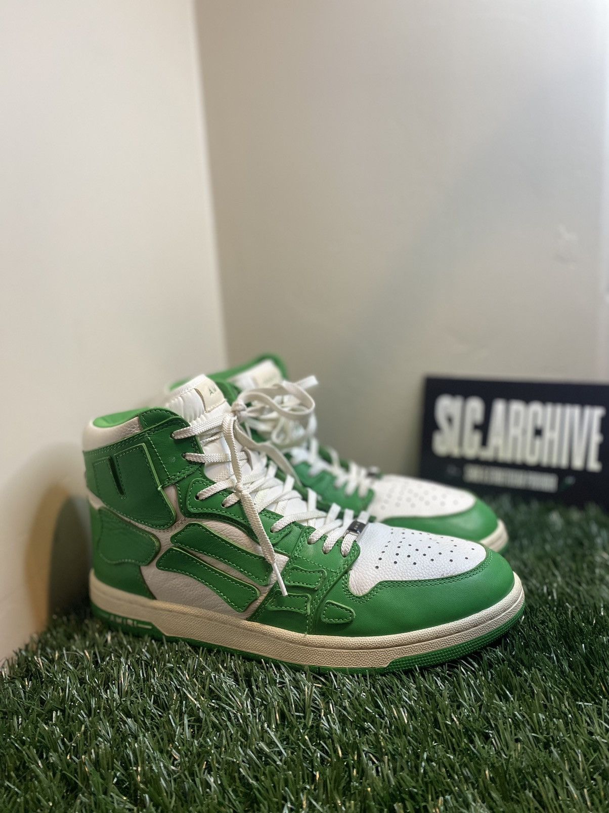 Amiri Men's Skel-Top High “Green” | Grailed