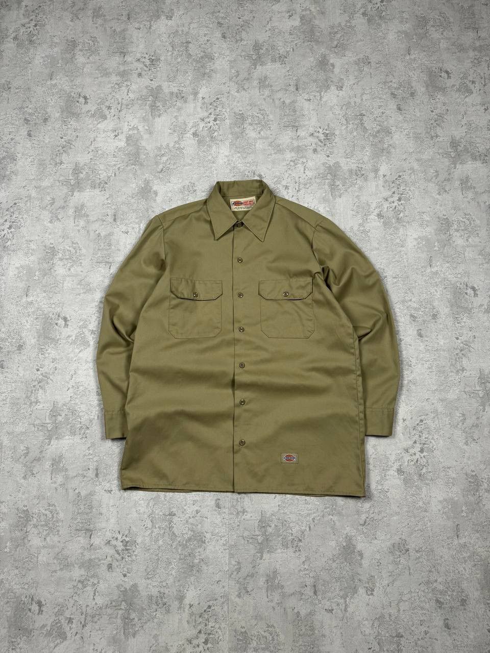 Dickies Vintage Dickies Beige Workwear Button-Up Shirt Size M Size US M / EU 48-50 / 2 - 1 Thumbnail