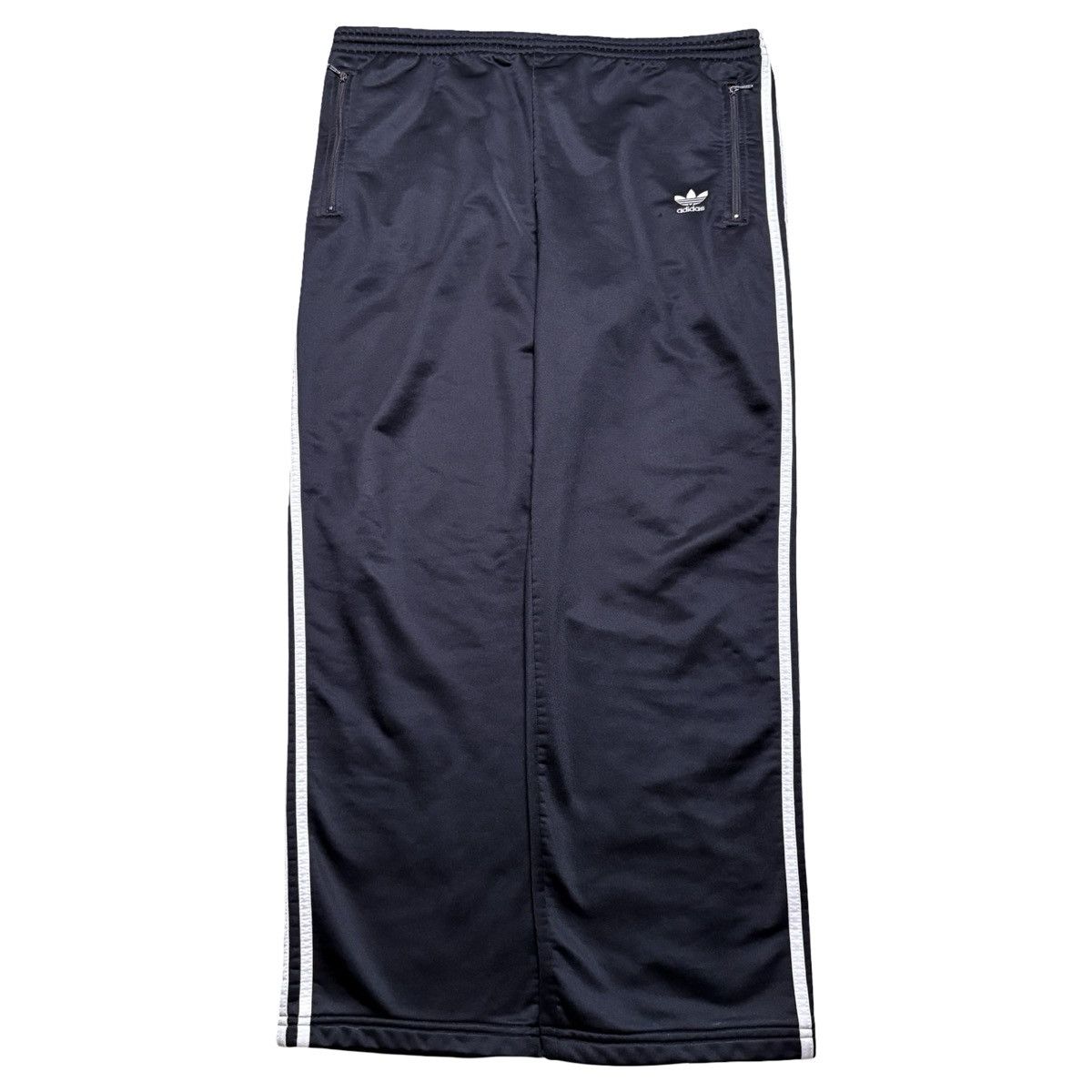 Adidas Vintage 90s Adidas Black Tre Foil Track Pants Men's Large Size US 38 / EU 54 - 1 Thumbnail