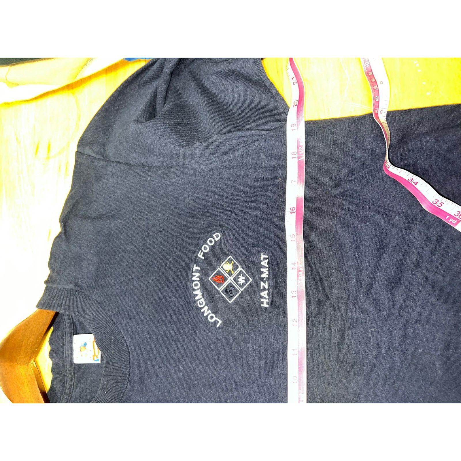 Fruit Of The Loom Vintage Longmont Shirt Food Hazmat Haz-Mat Science Health M Size US M / EU 48-50 / 2 - 6 Thumbnail