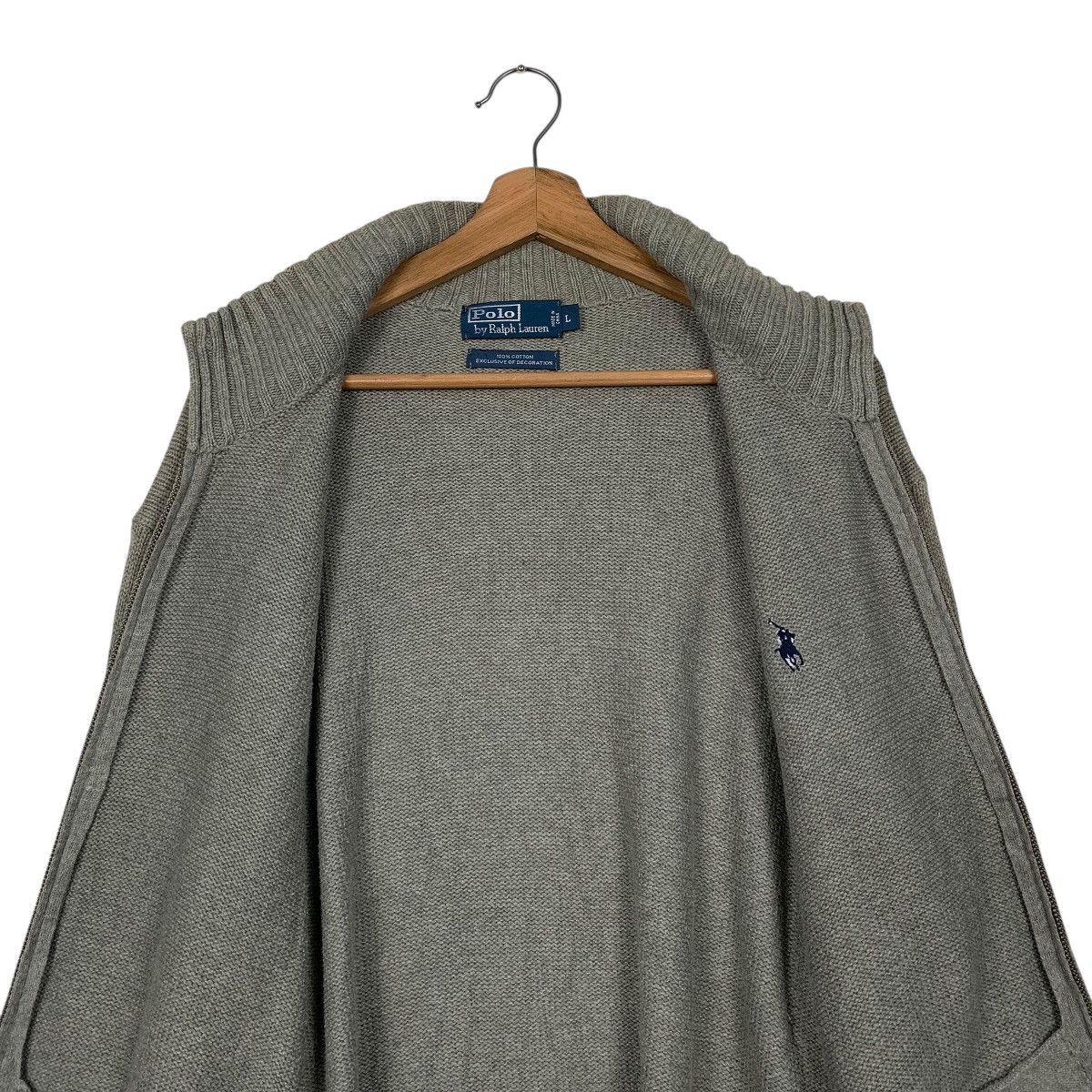 Polo Ralph Lauren Vintage Polo Ralph Lauren Zipper Sweater Size US L / EU 52-54 / 3 - 12 Thumbnail