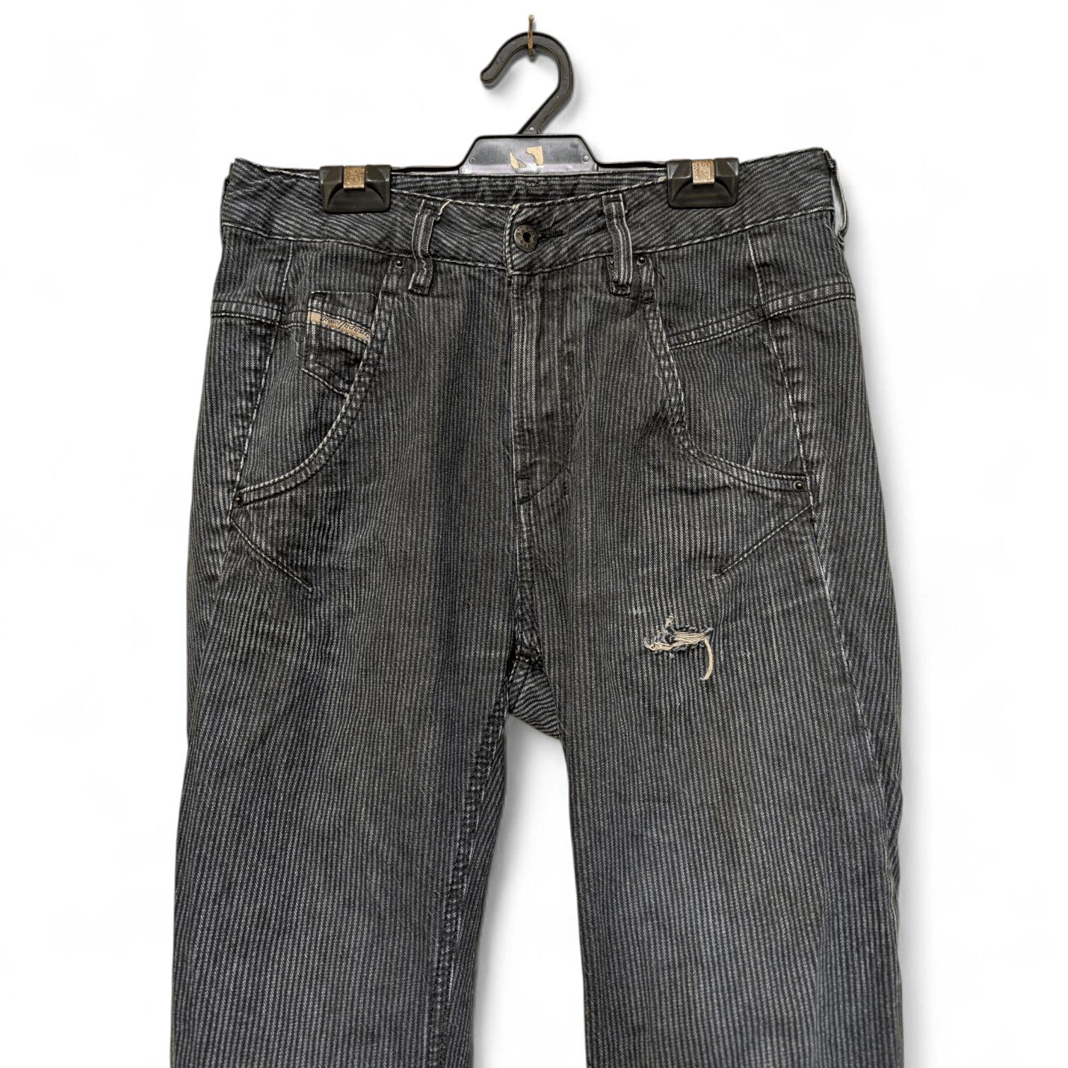 Diesel Diesel Fayza Stripe Denim Jeans Italy Size US 27 - 2 Thumbnail
