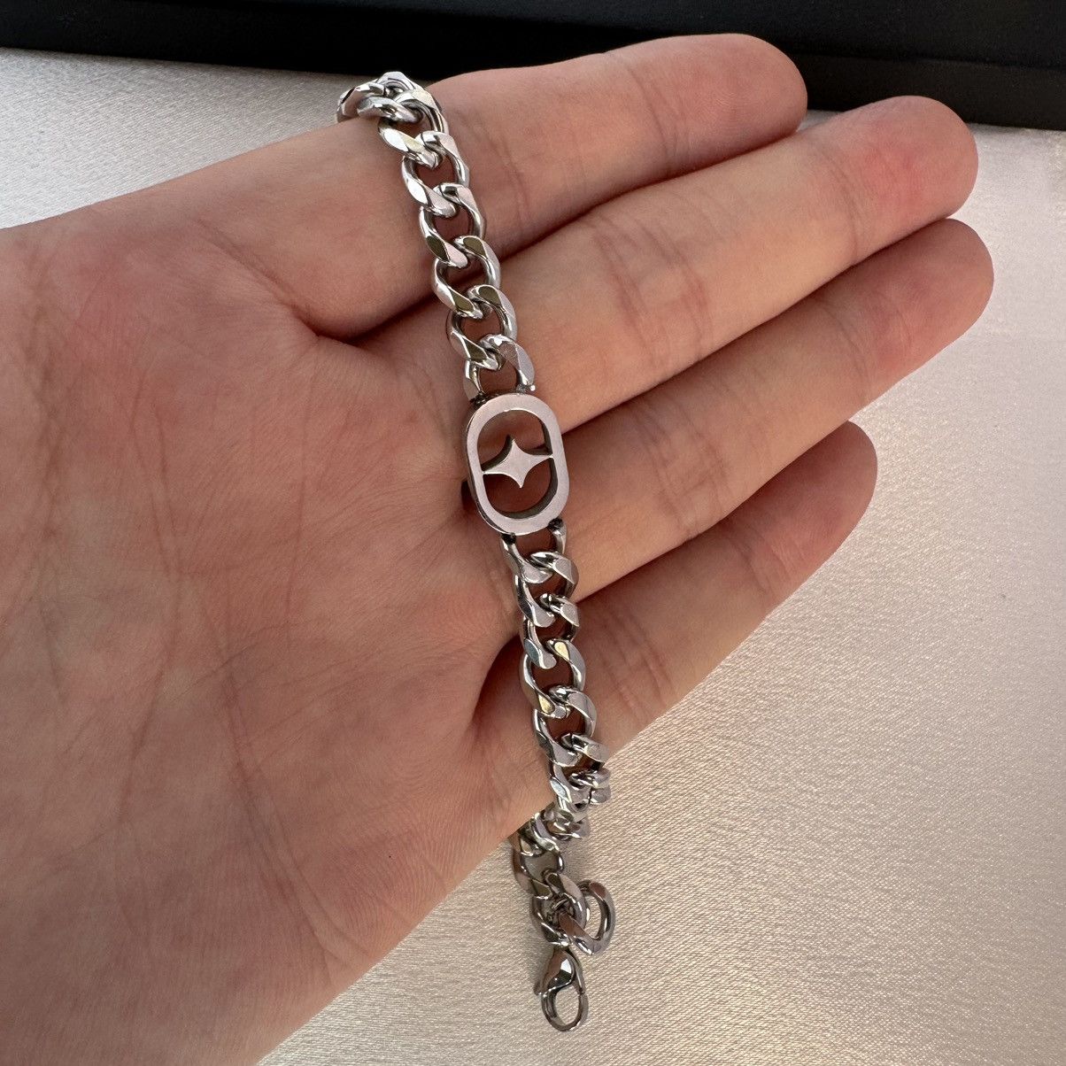 Other Adjustable Star Link Chain Bracelet for Men Women Size ONE SIZE - 4 Thumbnail