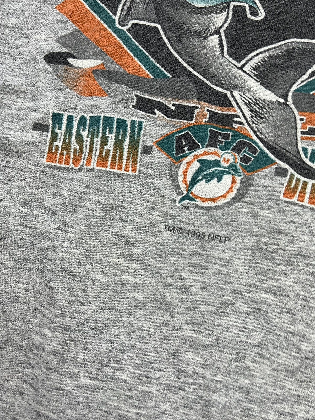 NFL × Vintage Rare Sweatshirt NFL Miami Dolphins 1995 License Vintage 90’s Size US M / EU 48-50 / 2 - 3 Thumbnail