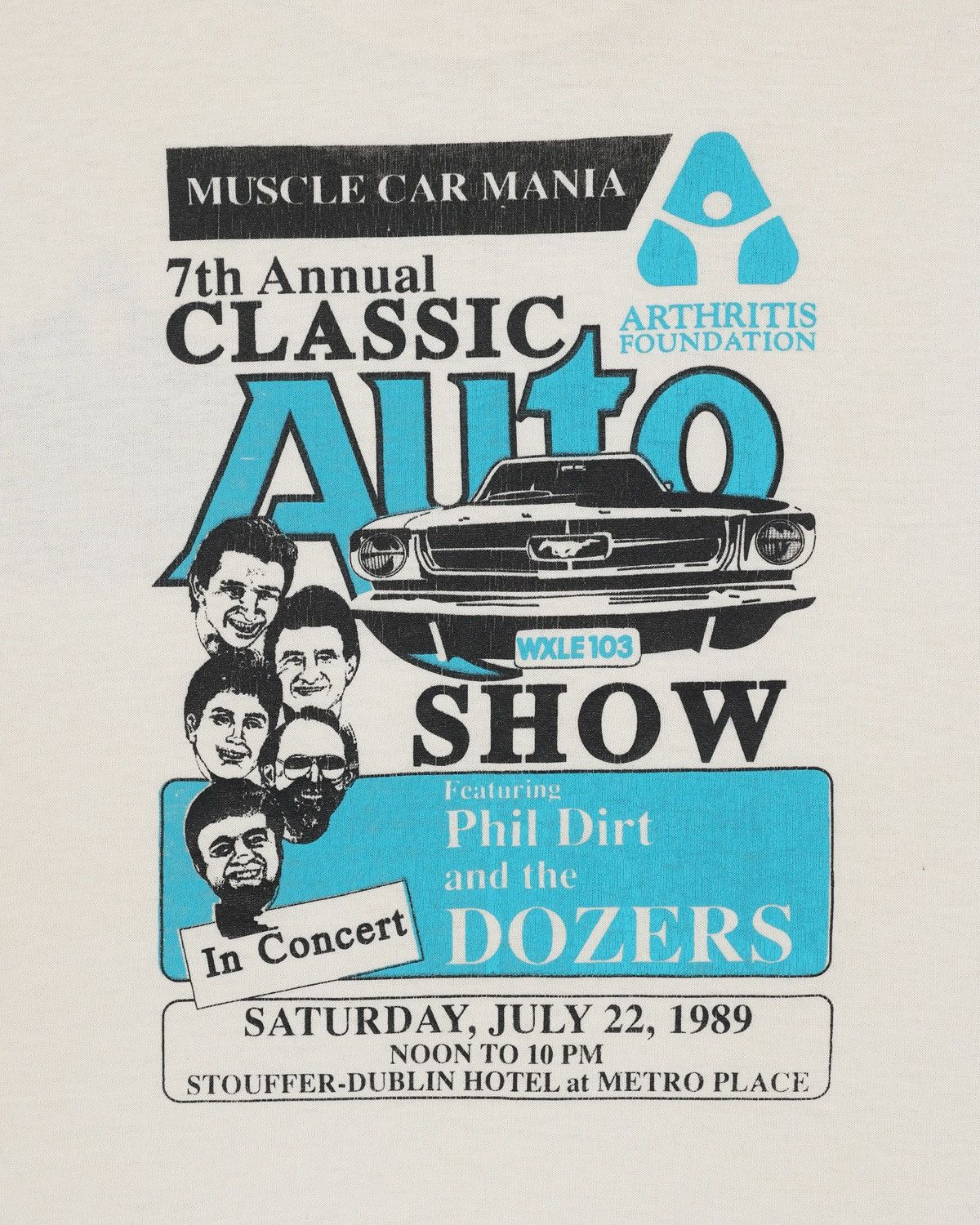Vintage Arthritis Foundation “Classic Auto Show 1989” Single Stitch Size US L / EU 52-54 / 3 - 3 Thumbnail