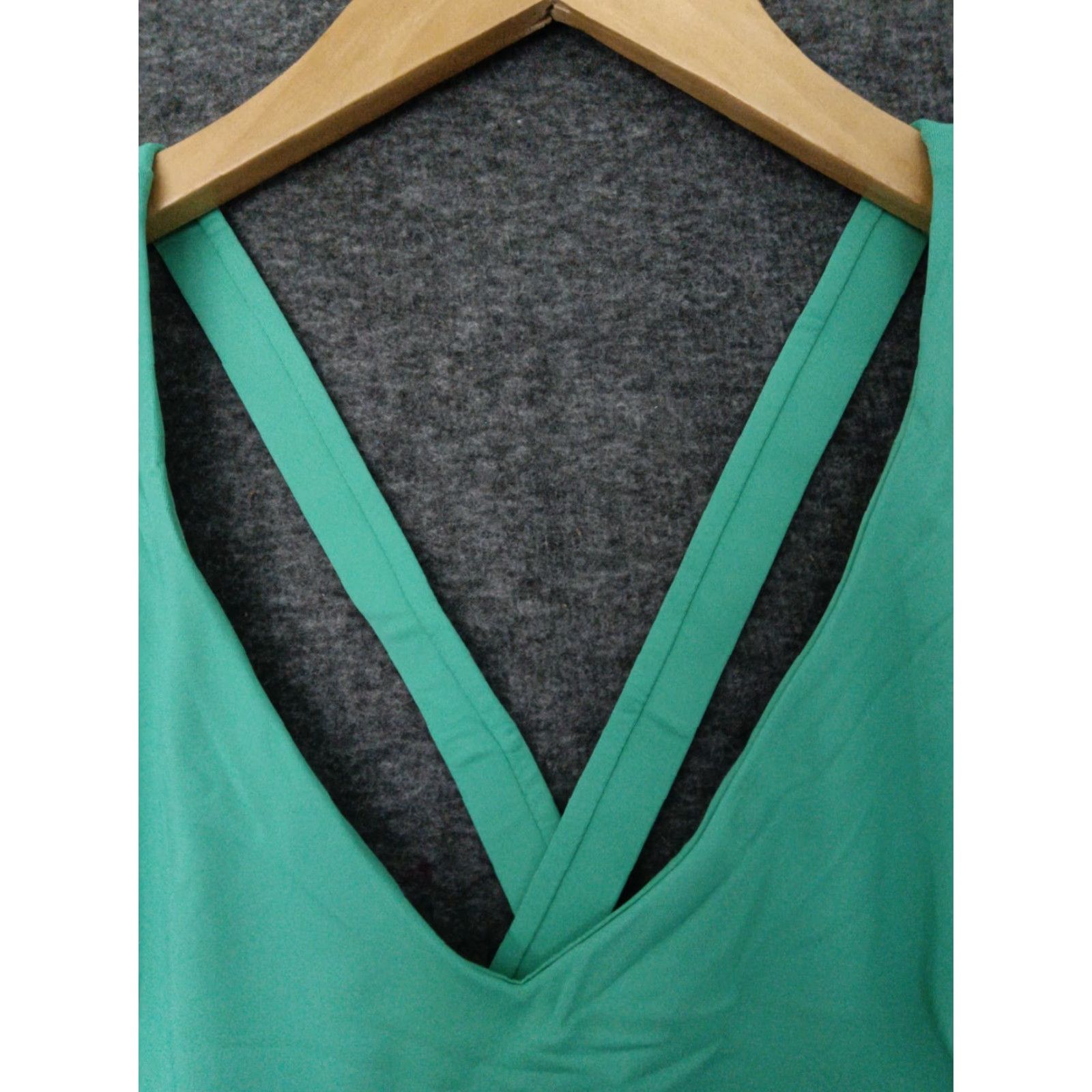 Vintage Toluca Swim One Piece Green Wide Strap Bathing Suit Swimsuit Size S Womens Beach Pattern: Solid, Nylon Spandex, One Piece, Hand Wash Only Size S / US 4 / IT 40 - 3 Thumbnail