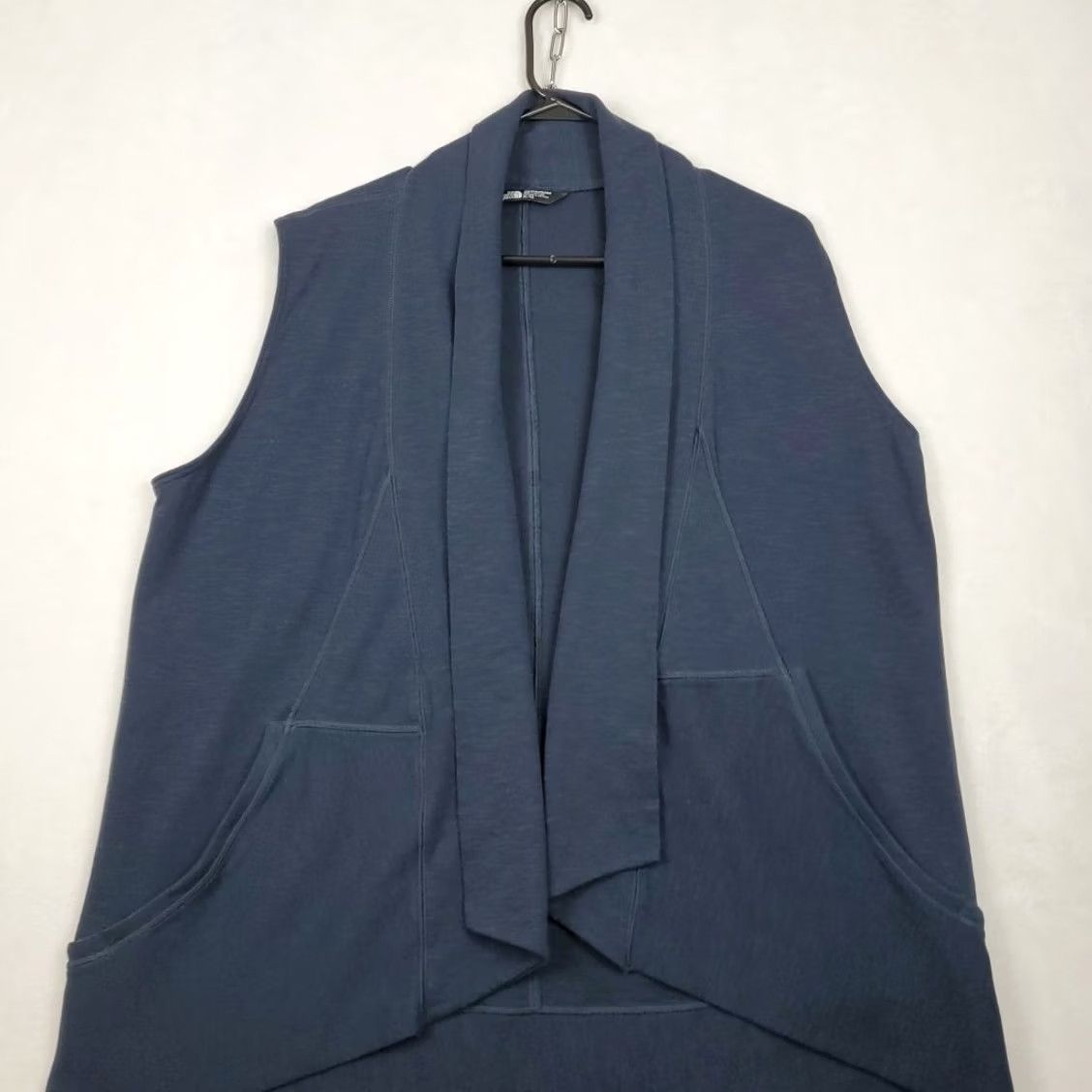 The North Face VINTAGE? The North Face Open Cardigan Womens XL Navy Blue Sleeveless Pockets Comfort Vest Size XL / US 12-14 / IT 48-50 - 4 Thumbnail