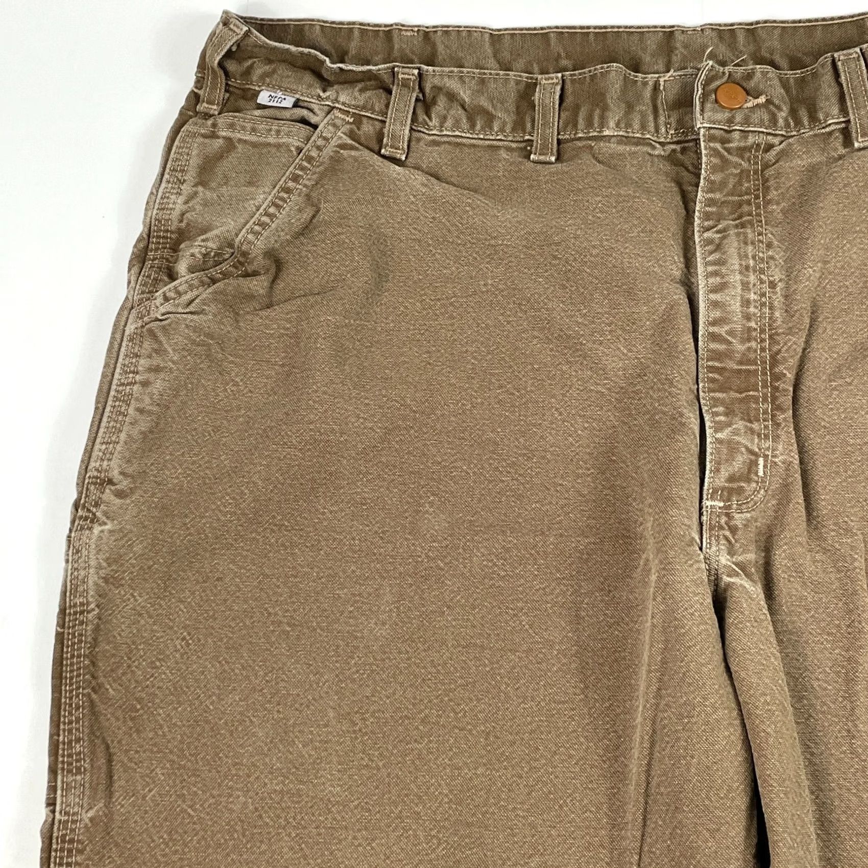 Carhartt Carhartt Pants Men 46 Brown FR Workwear Canvas Comfortable Work Attire Size US 30 / EU 46 - 2 Thumbnail