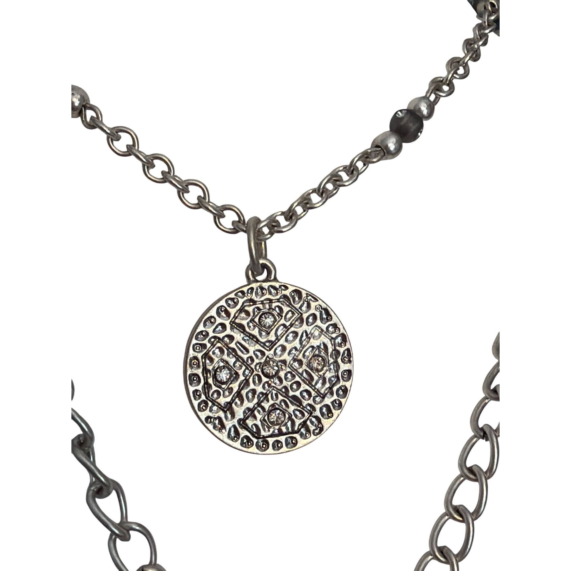 Other Premier Designs Silver Tone Layered Necklace Reconfigure 2 C Size ONE SIZE - 3 Thumbnail