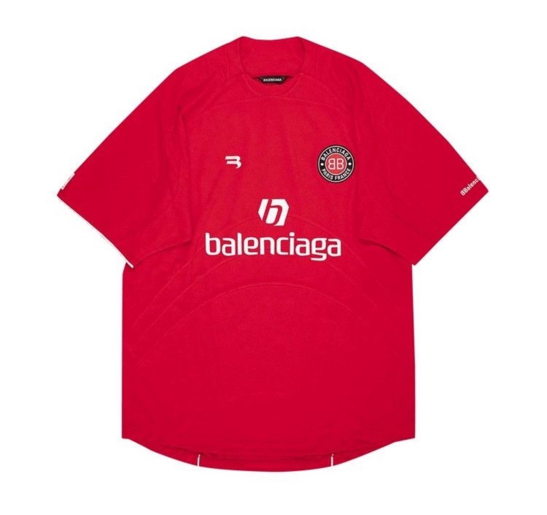 Balenciaga Balenciaga Soccer/Football T shirt Size US L / EU 52-54 / 3 - 1 Thumbnail
