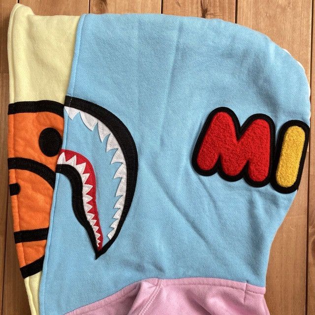Bape BAPE Milo Shark Full Zip Hoodie a bathing ape candy color Size US XL / EU 56 / 4 - 5 Thumbnail