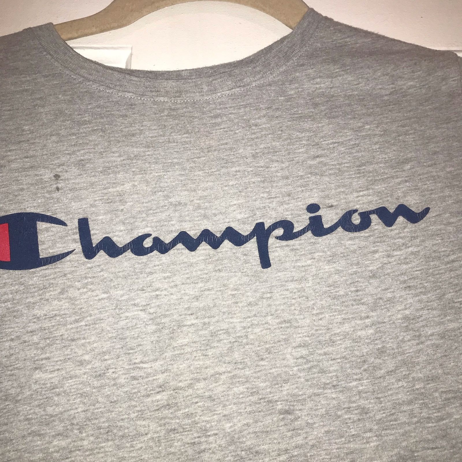 Champion Champion T-Shirt Boy’s Large Gray Graphic Logo Short Sleeve Size US L / EU 52-54 / 3 - 7 Thumbnail
