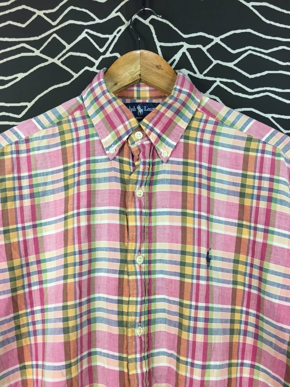 Ralph Lauren Vtg Ralph Lauren Blake Multi-Color Plaid Button Down Shirt Size US S / EU 44-46 / 1 - 3 Thumbnail