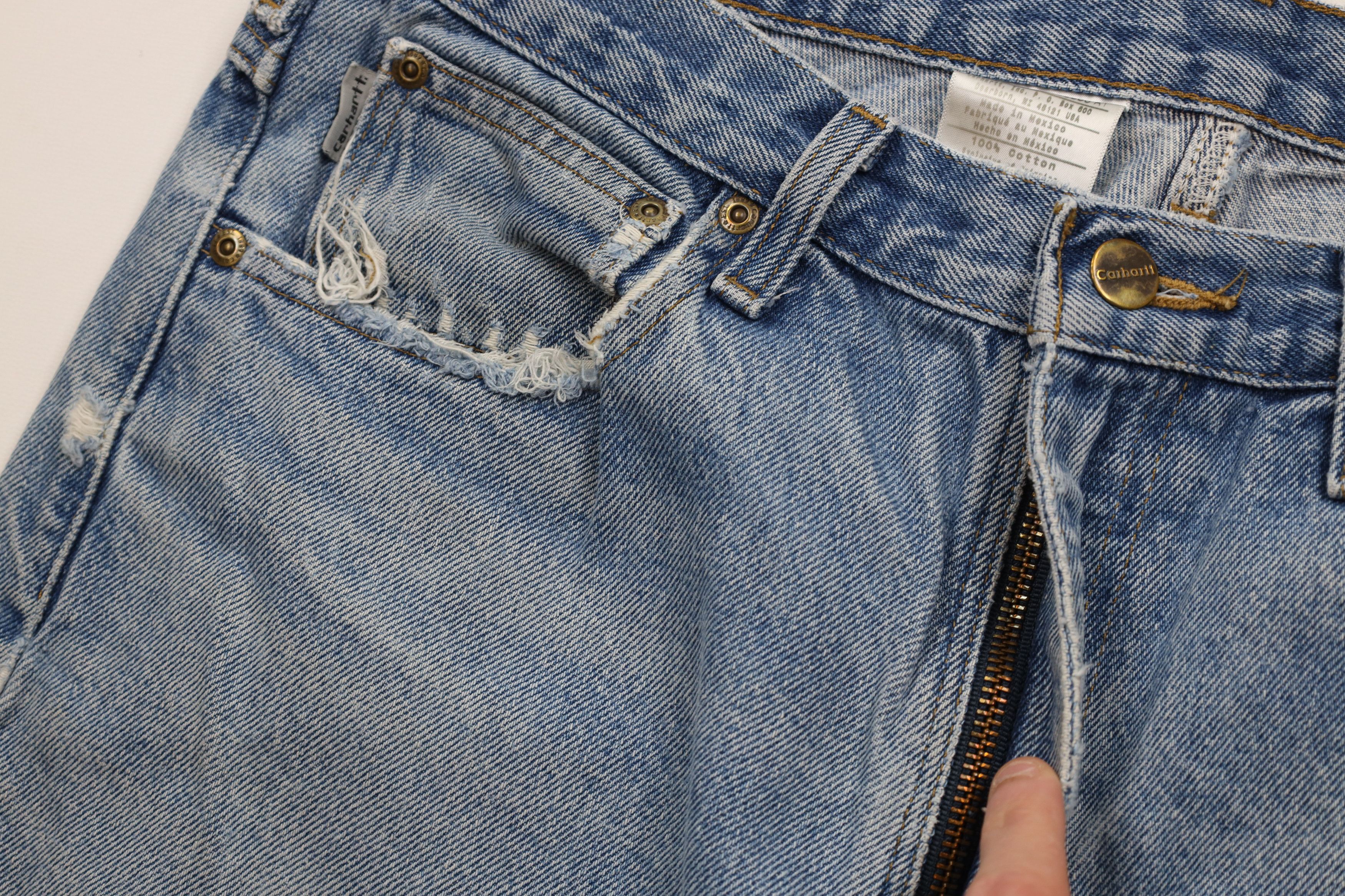 Carhartt × Vintage Vintage Carhartt Spell Out Traditional Fit Denim Jeans Size US 34 / EU 50 - 8 Thumbnail