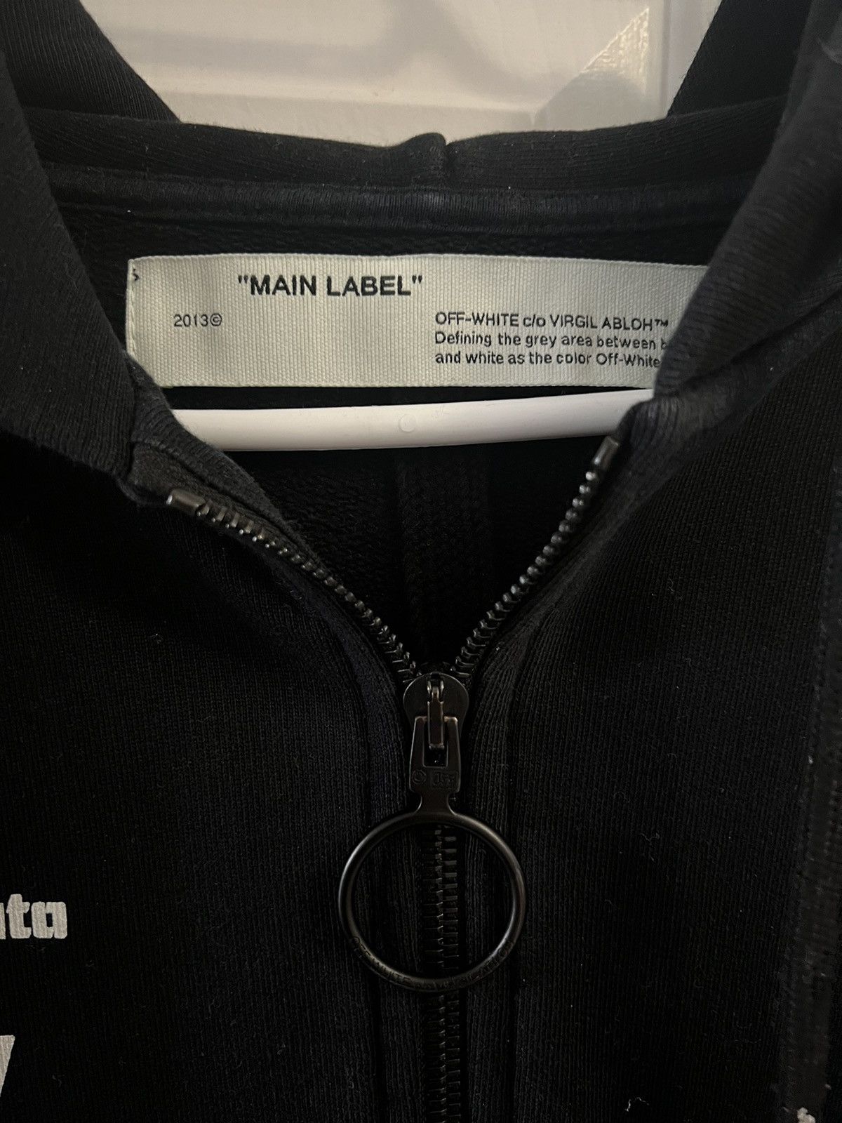 Off-White OFF-WHITE Back Photo Print Two-Piece Hoodie Black Size US S / EU 44-46 / 1 - 7 Thumbnail
