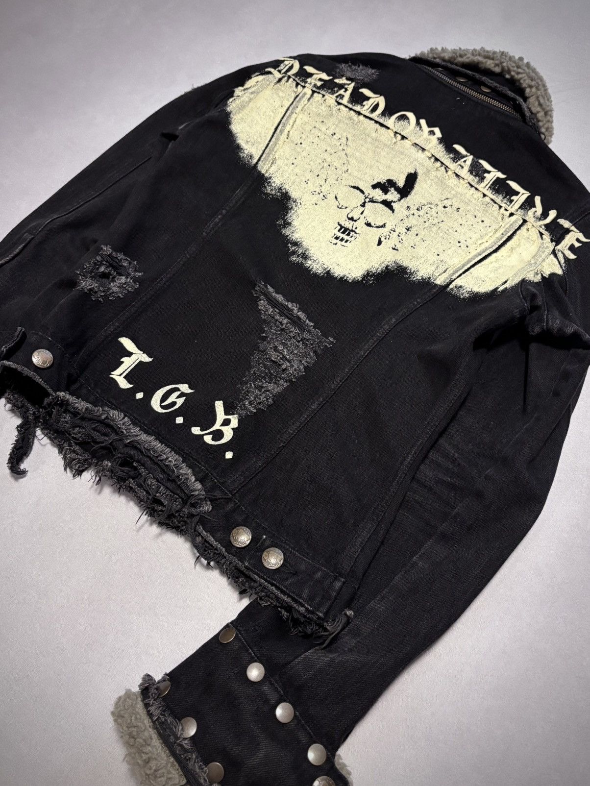 Le Grande Bleu (L.G.B.) L.G.B “Dead or Alive” Denim Jacket Size US XS / EU 42 / 0 - 6 Thumbnail