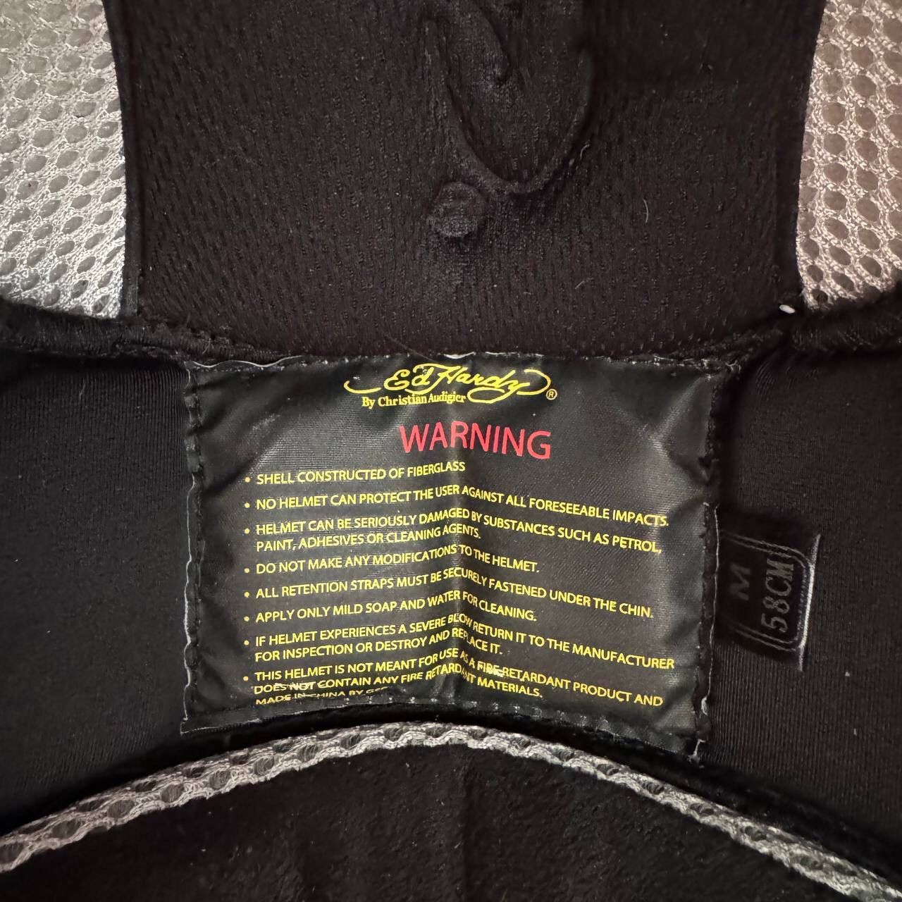 Ed Hardy Ed Hardy by Christian Audigier Vintage Motorcycle Helmet Size ONE SIZE - 13 Thumbnail